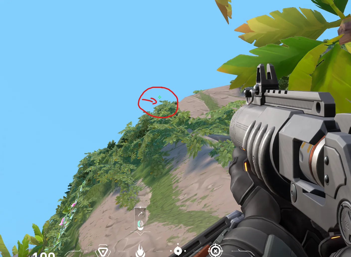 Brimstone Incendiary on Breeze Attack Site A — step 2 of 3: Aim — line up the shot