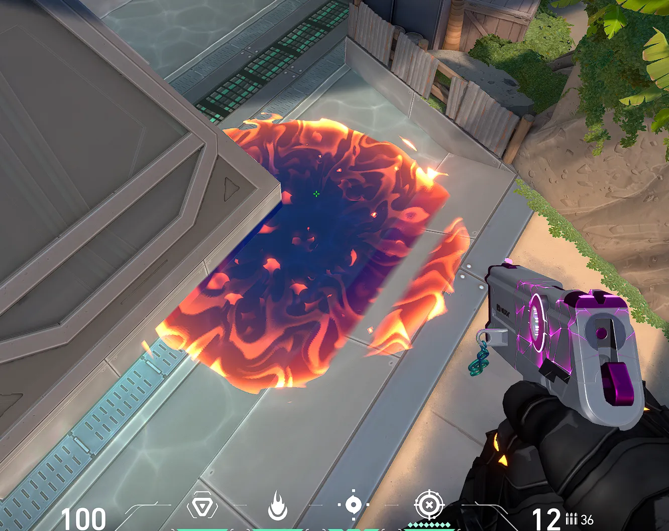 Brimstone Incendiary on Breeze Attack Site A — step 3 of 3: Result