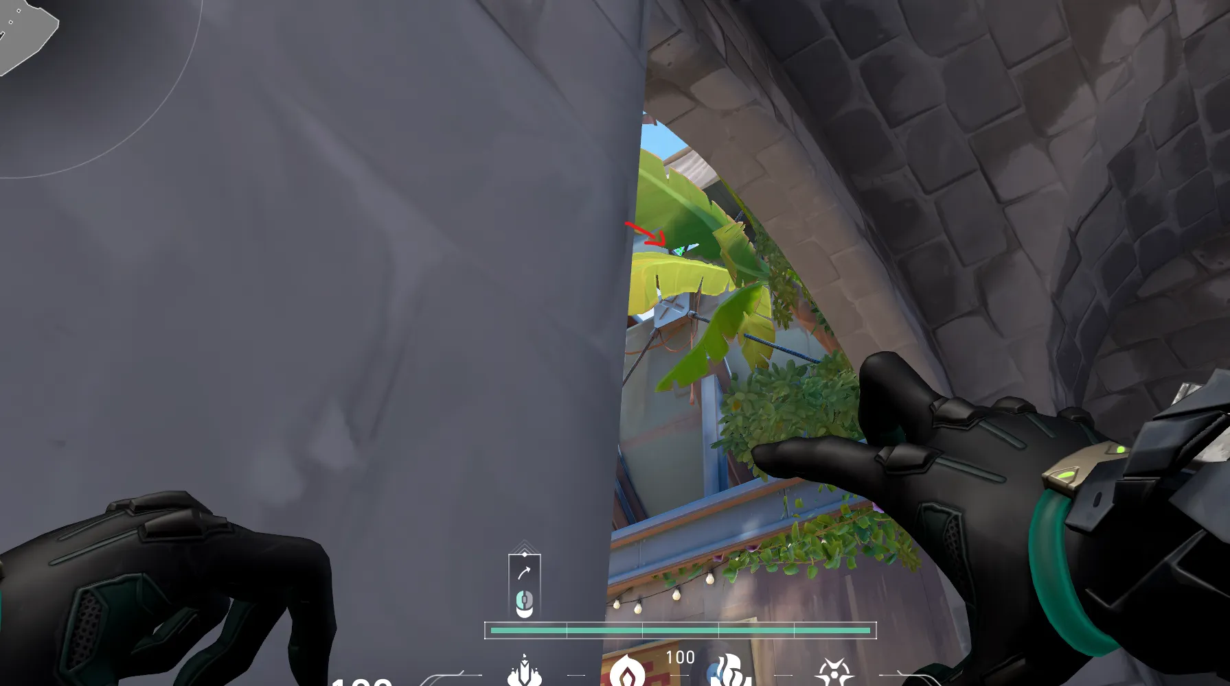 Viper Snake Bite on Breeze Attack Site A — step 2 of 3: Aim — line up the shot