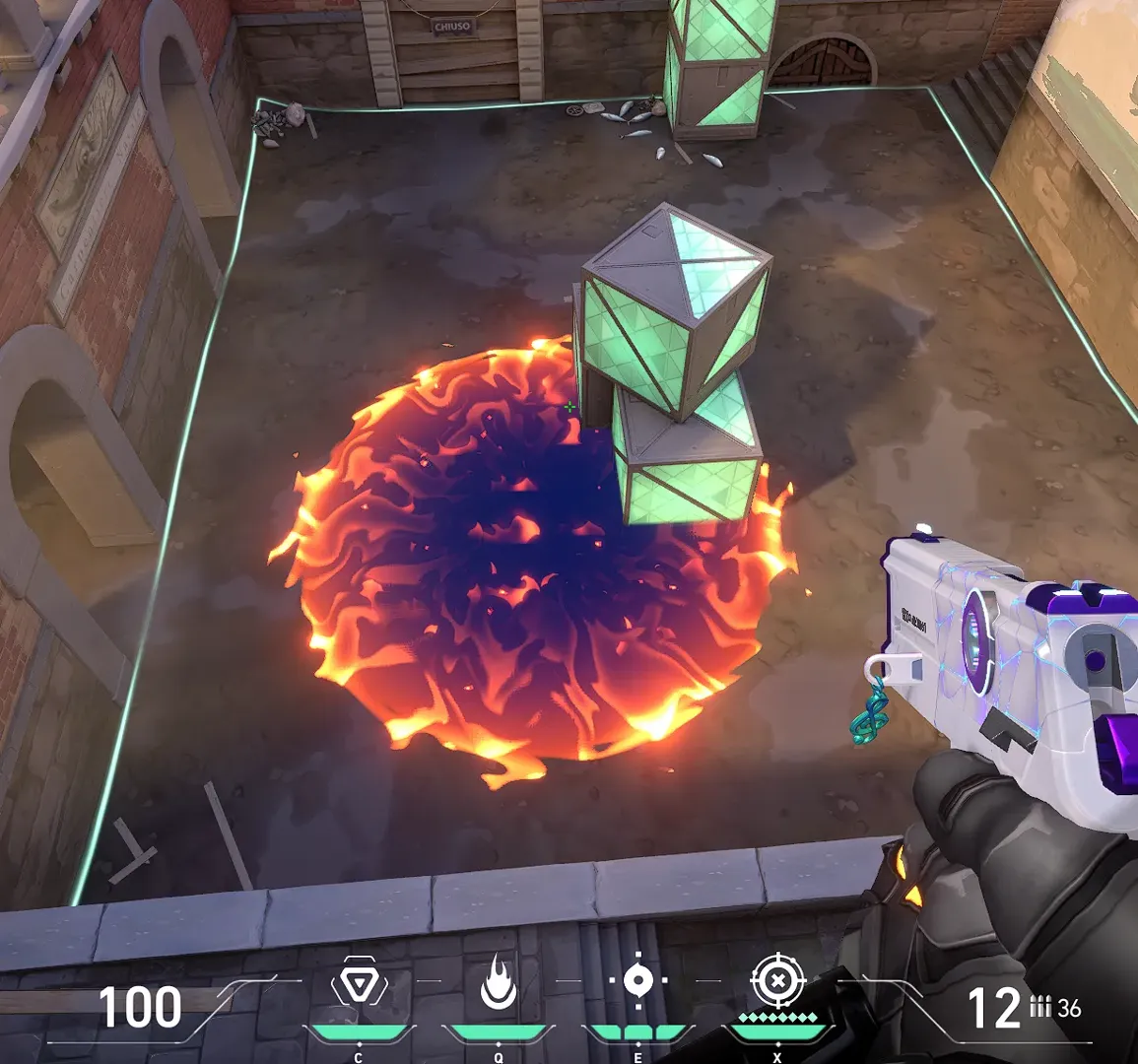 Brimstone Incendiary on Ascent Attack Site B — step 3 of 3: Result