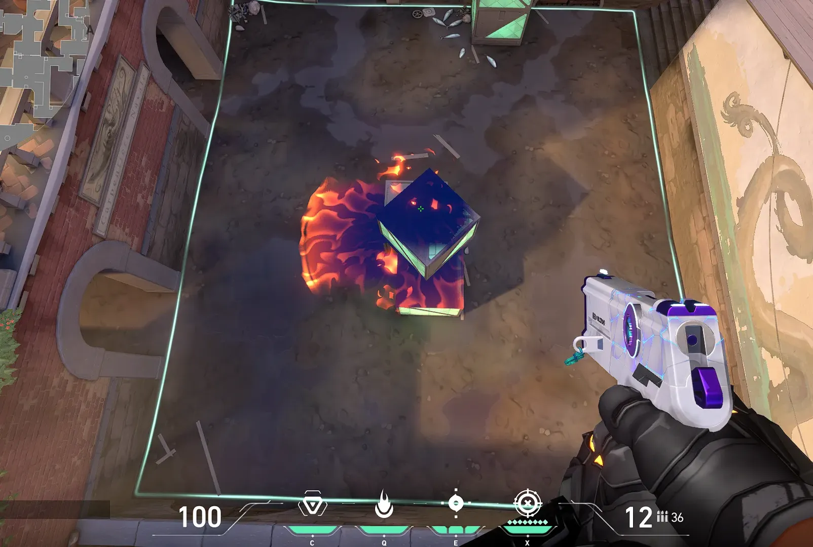 Brimstone Incendiary on Ascent Attack Site B — step 3 of 3: Result