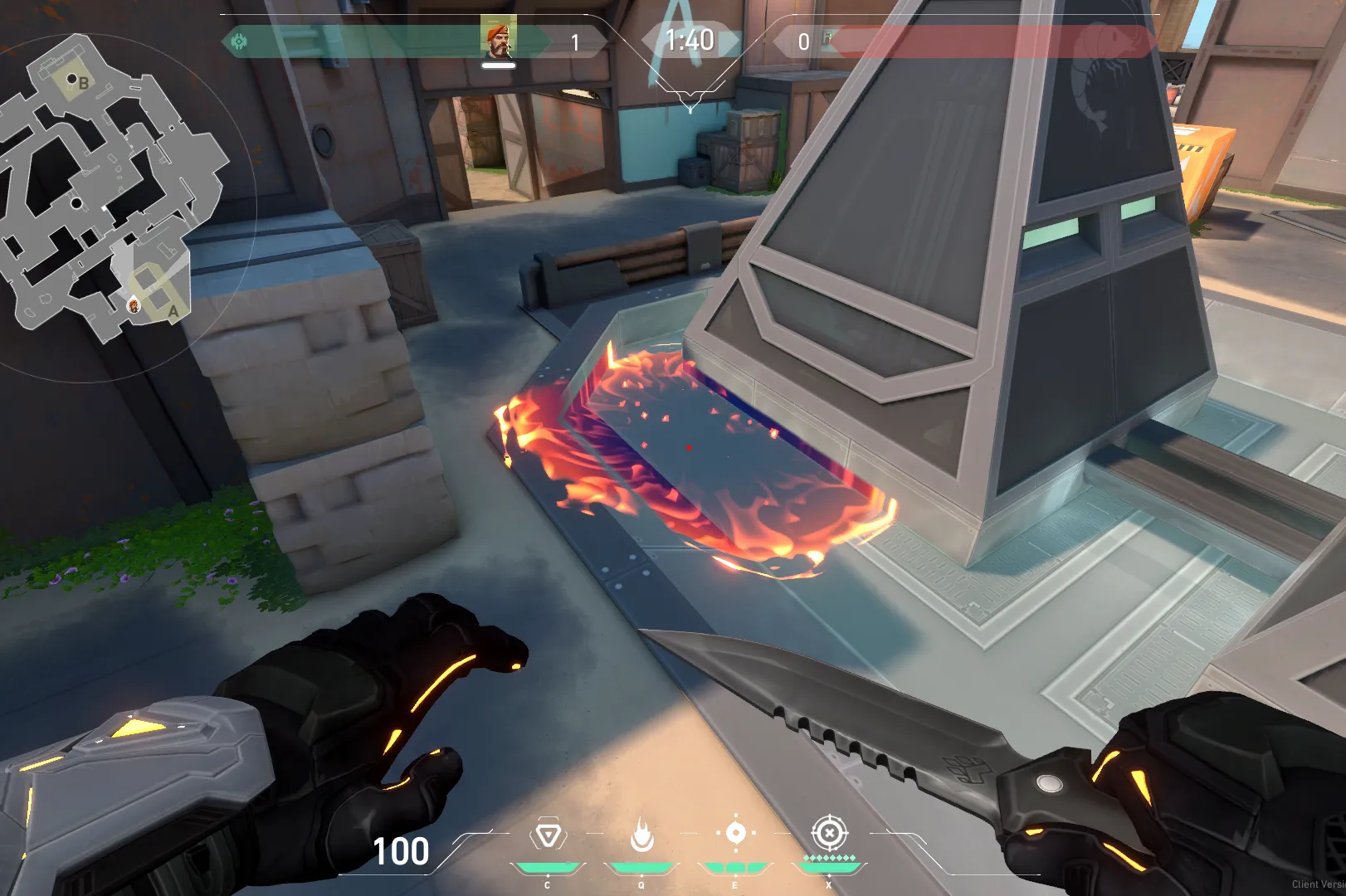Brimstone Incendiary on Breeze Attack Site A — step 3 of 3: Result