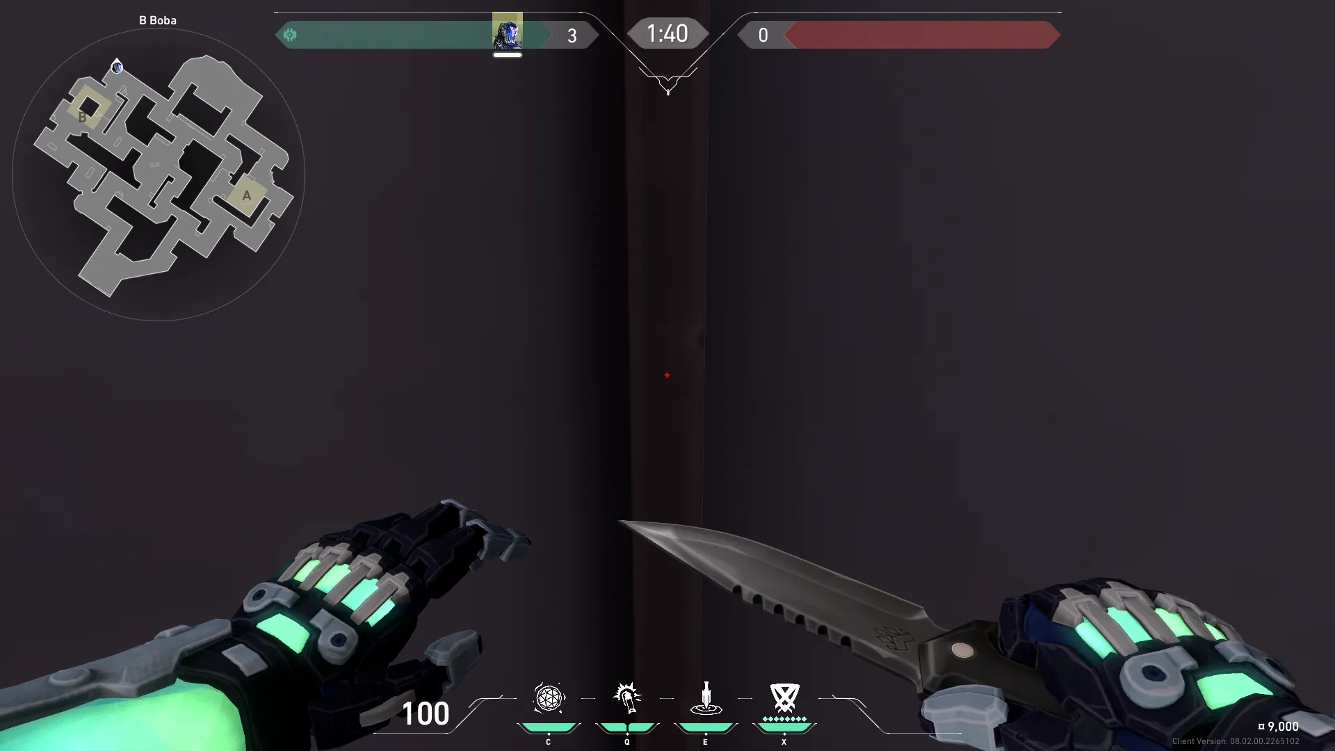 KAY/O Zero_Point on Sunset Defense Site B — step 2 of 4: Aim — line up the shot