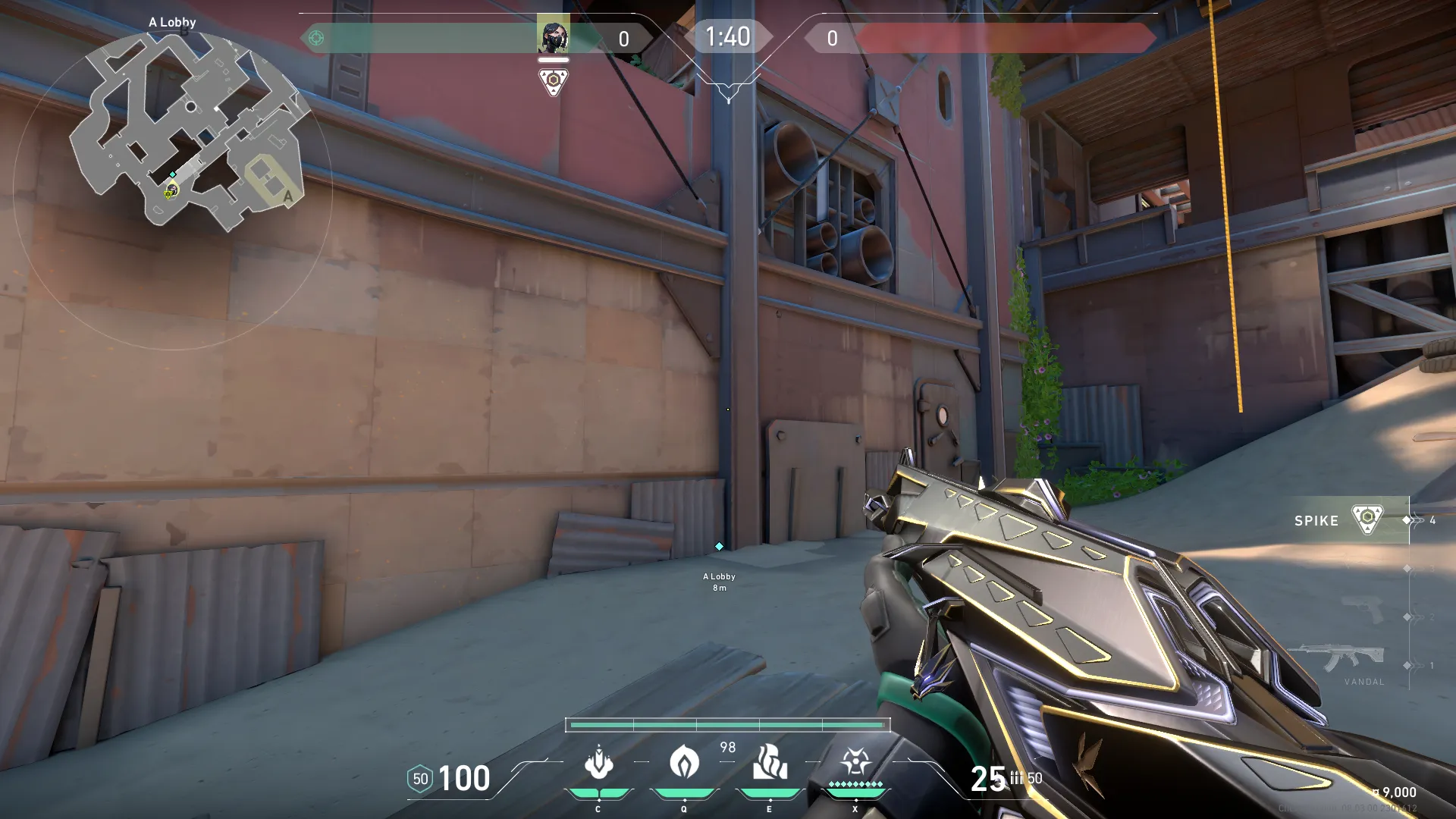 Viper Poison Cloud on Breeze Attack Site A — step 1 of 3: Position — where to stand