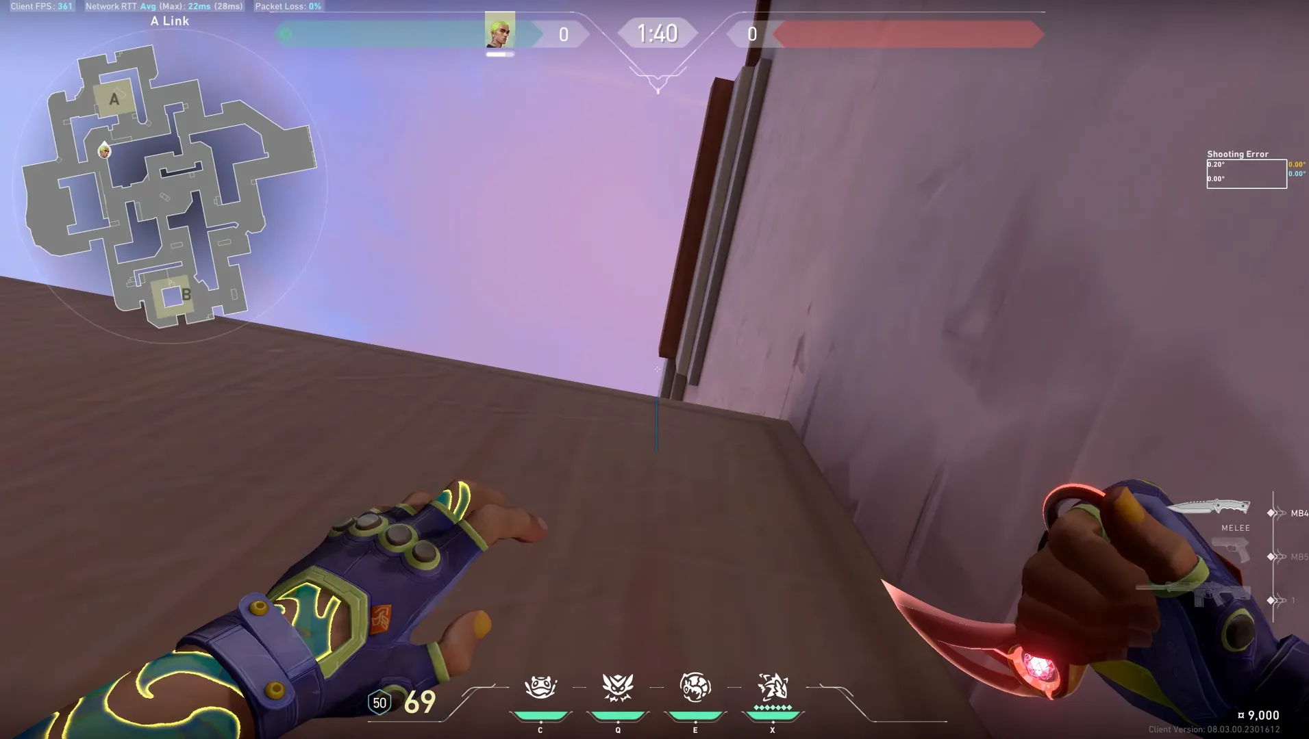 Gekko Mosh Pit on Sunset Defense Site A — step 2 of 3: Aim — line up the shot