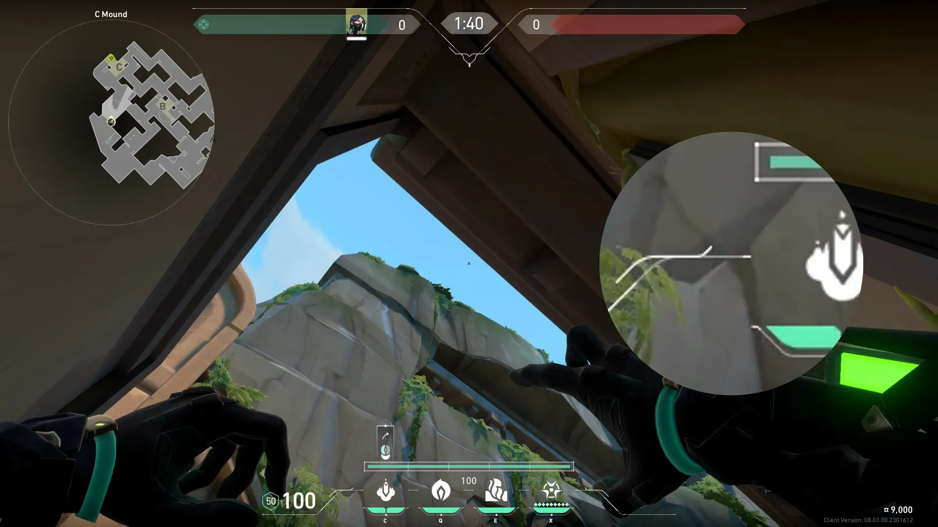 Viper Snake Bite on Lotus Attack Site C — step 2 of 3: Aim — line up the shot