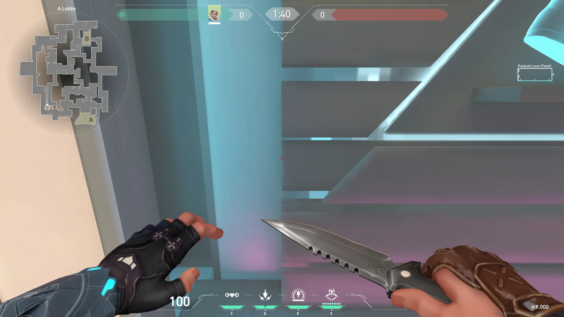 Sova Shock Bolt on Split Attack Site A — step 1 of 4: Position — where to stand