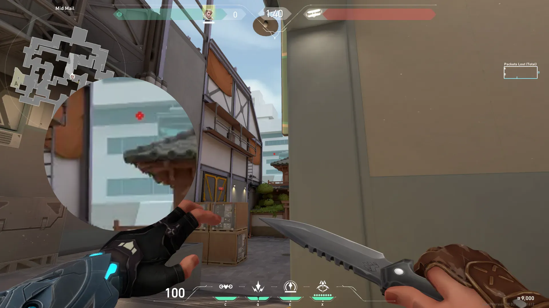Sova Recon Bolt on Split Defense Site A — step 1 of 3: Position — where to stand