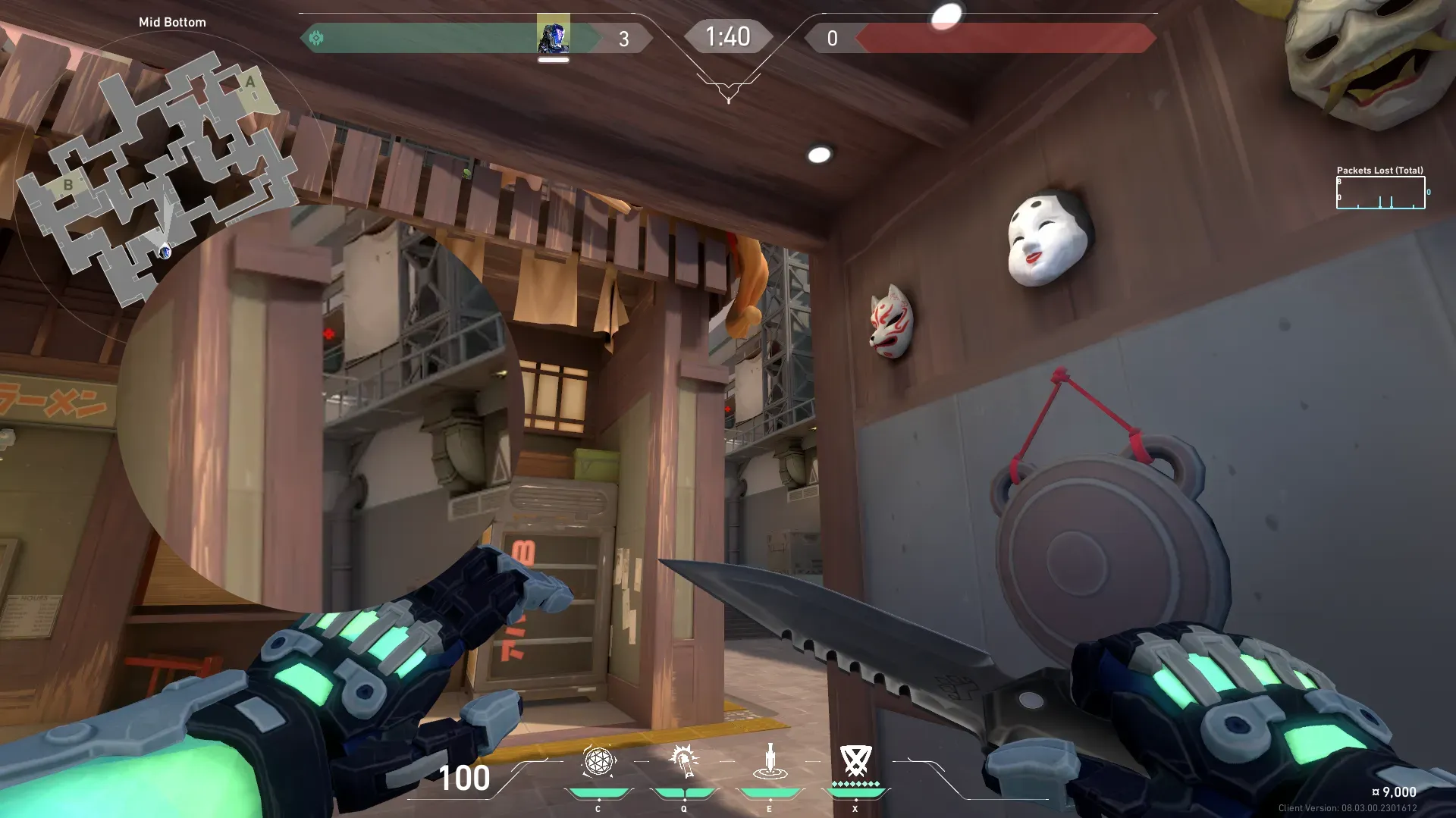 KAY/O Zero_Point on Split Attack Mid — step 1 of 3: Position — where to stand