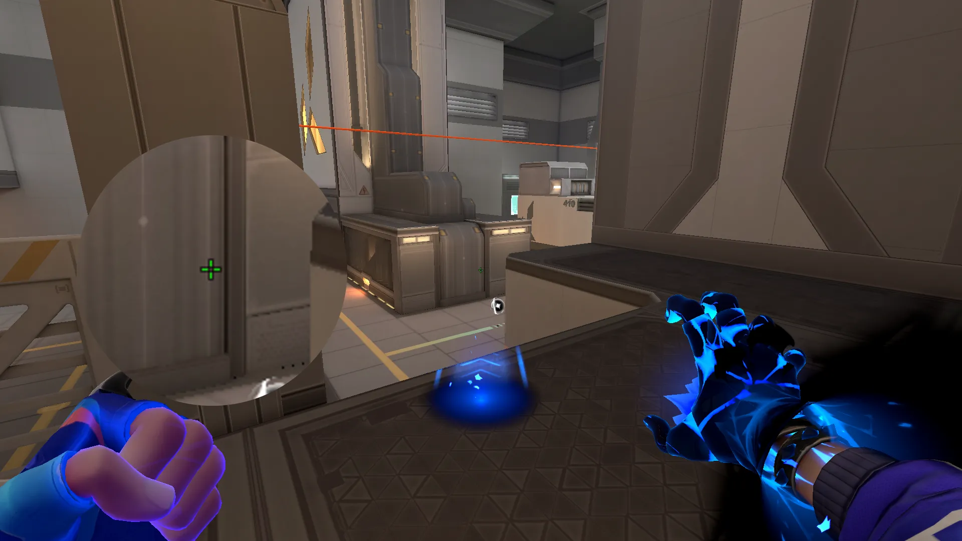 Yoru Gatecrash on Icebox Attack Mid — step 3 of 4: Aim — line up the shot