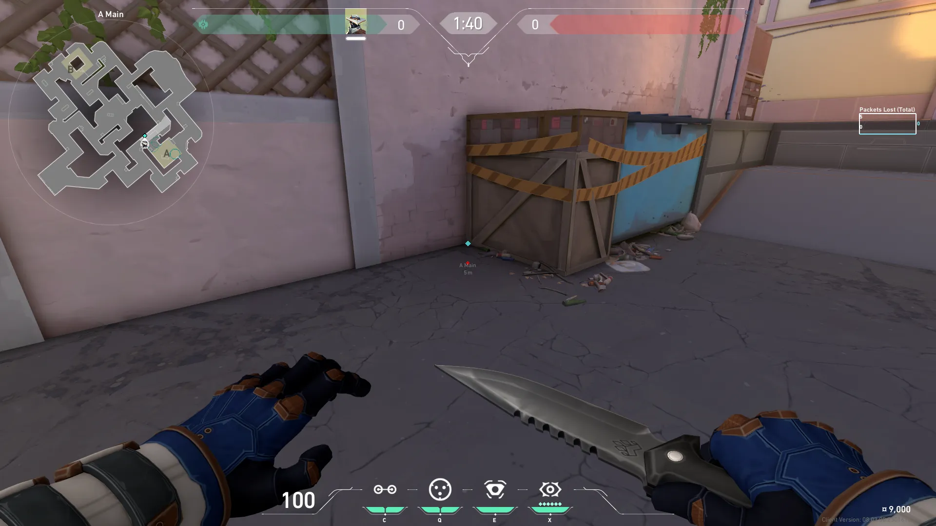 Cypher Cyber Cage on Sunset Attack Site A — step 1 of 4: Position — where to stand