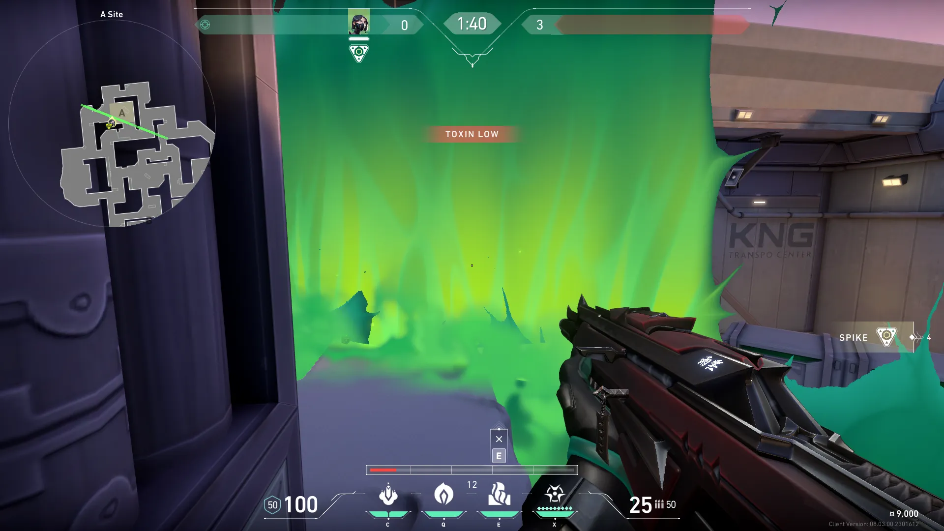 Viper Toxic Screen on Sunset Attack Site A — step 6 of 6: Result