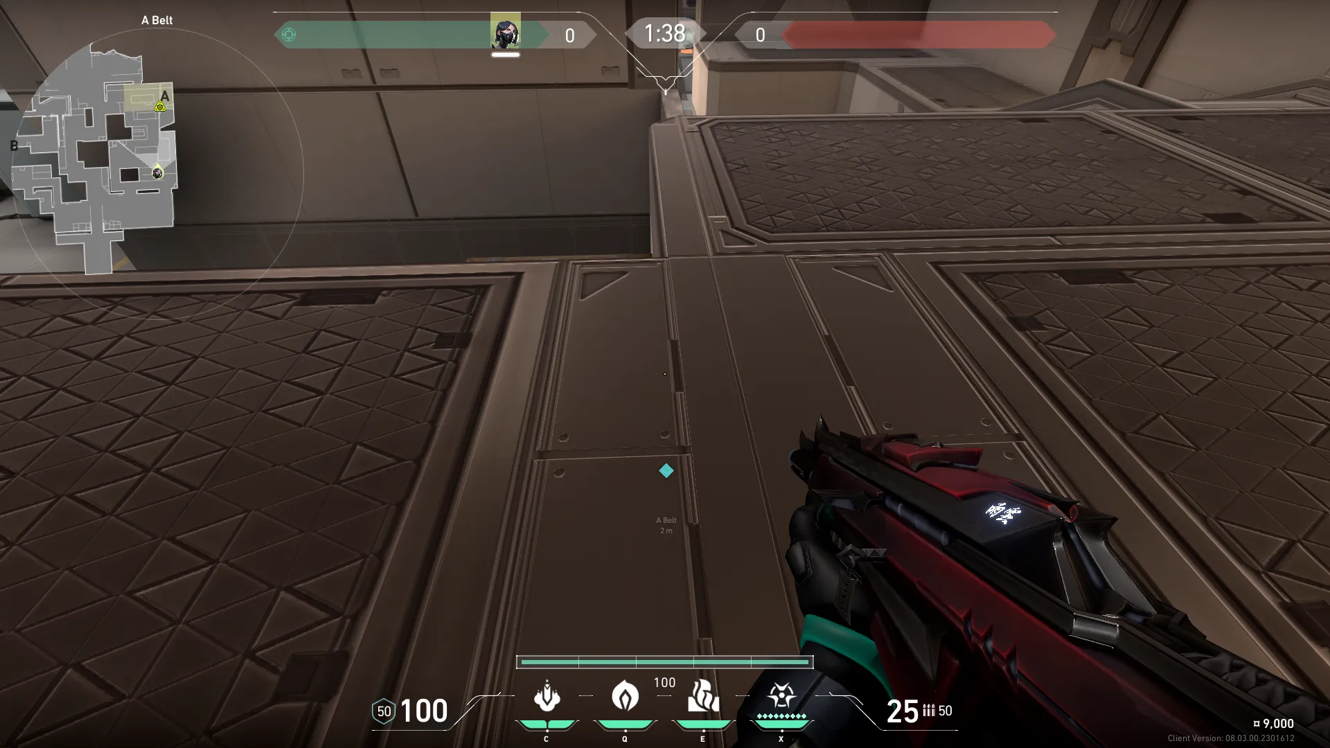 Viper Snake Bite on Icebox Attack Site A — step 1 of 6: Position — where to stand