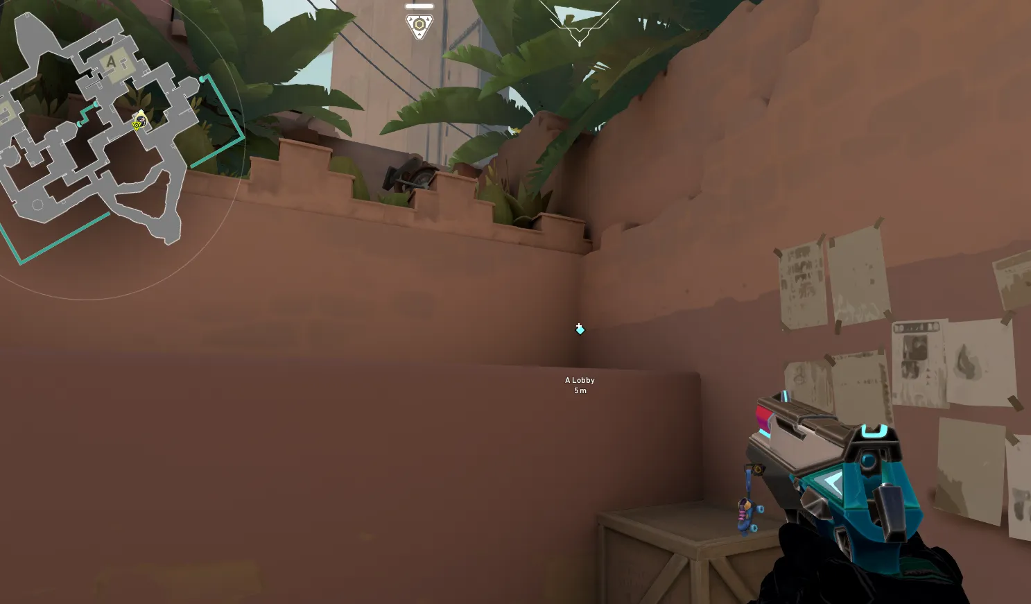 Viper Poison Cloud on Bind Attack Site A — step 1 of 3: Position — where to stand