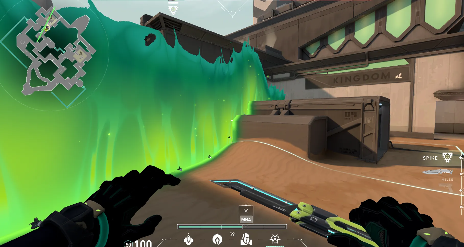 Viper Toxic Screen on Bind Attack Site B — step 3 of 3: Result