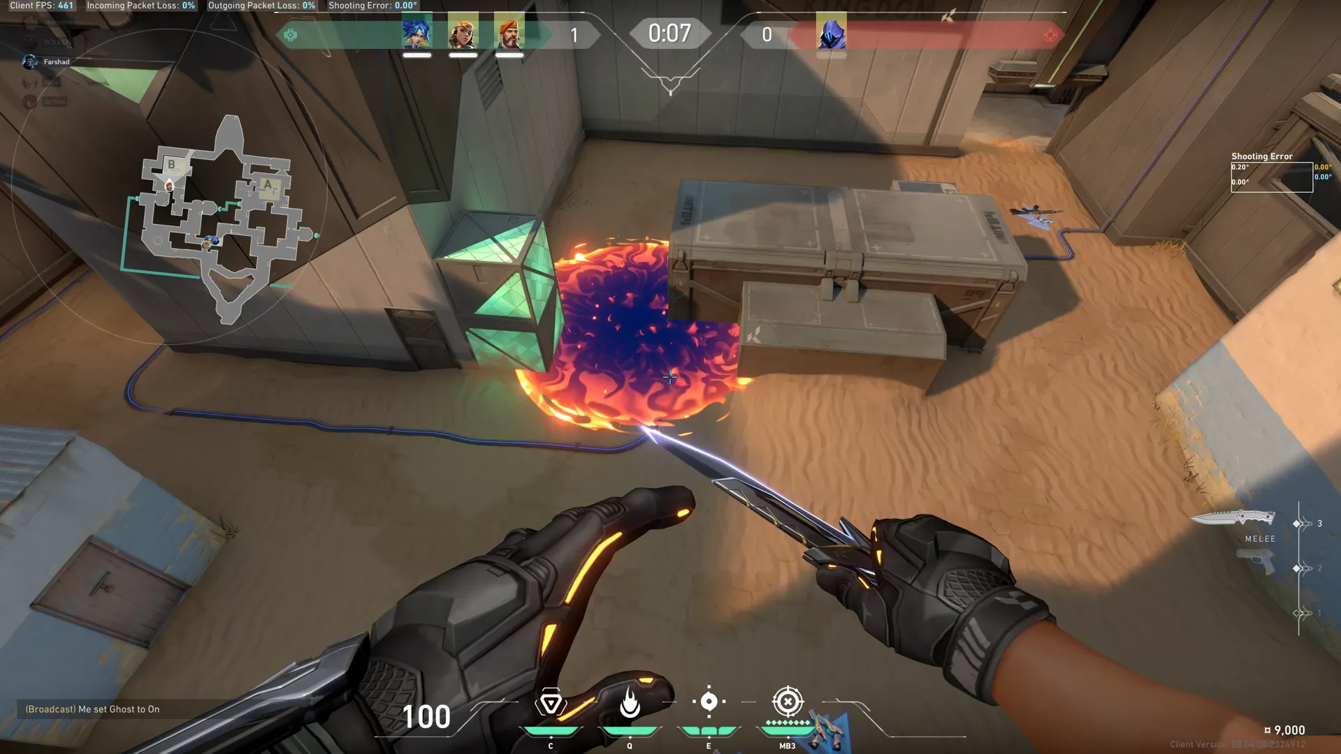 Brimstone Incendiary on Bind Defense Site B — step 3 of 3: Result