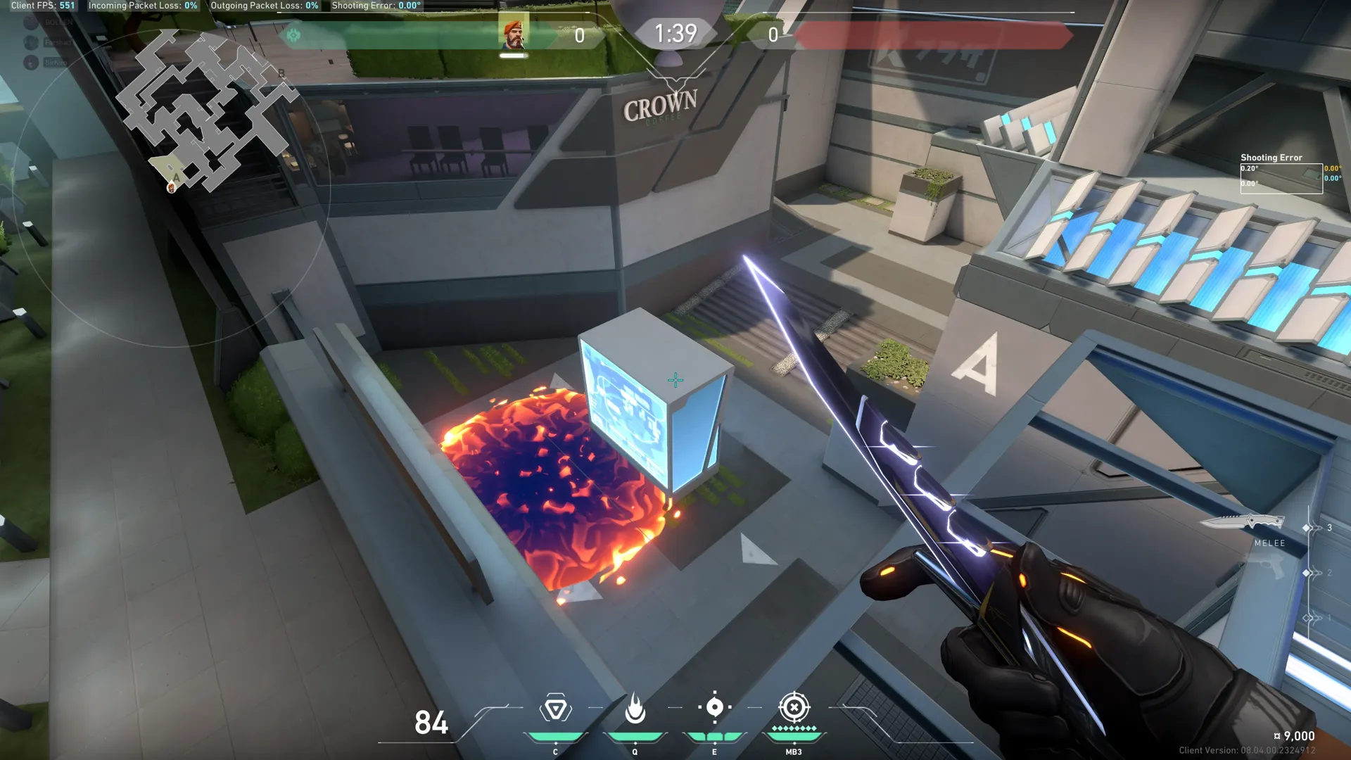 Brimstone Incendiary on Split Defense Site A — step 4 of 4: Result