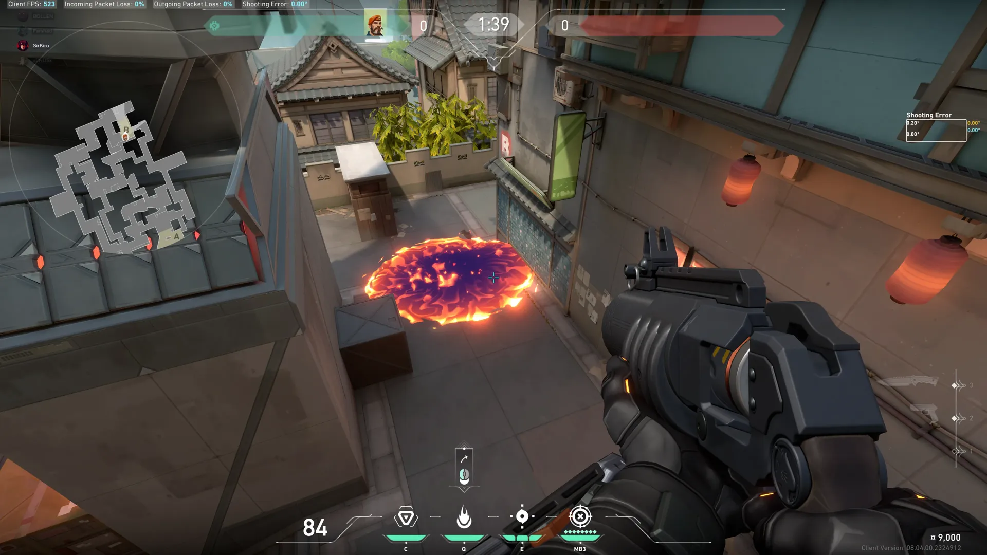 Brimstone Incendiary on Split Defense Site B — step 4 of 4: Result
