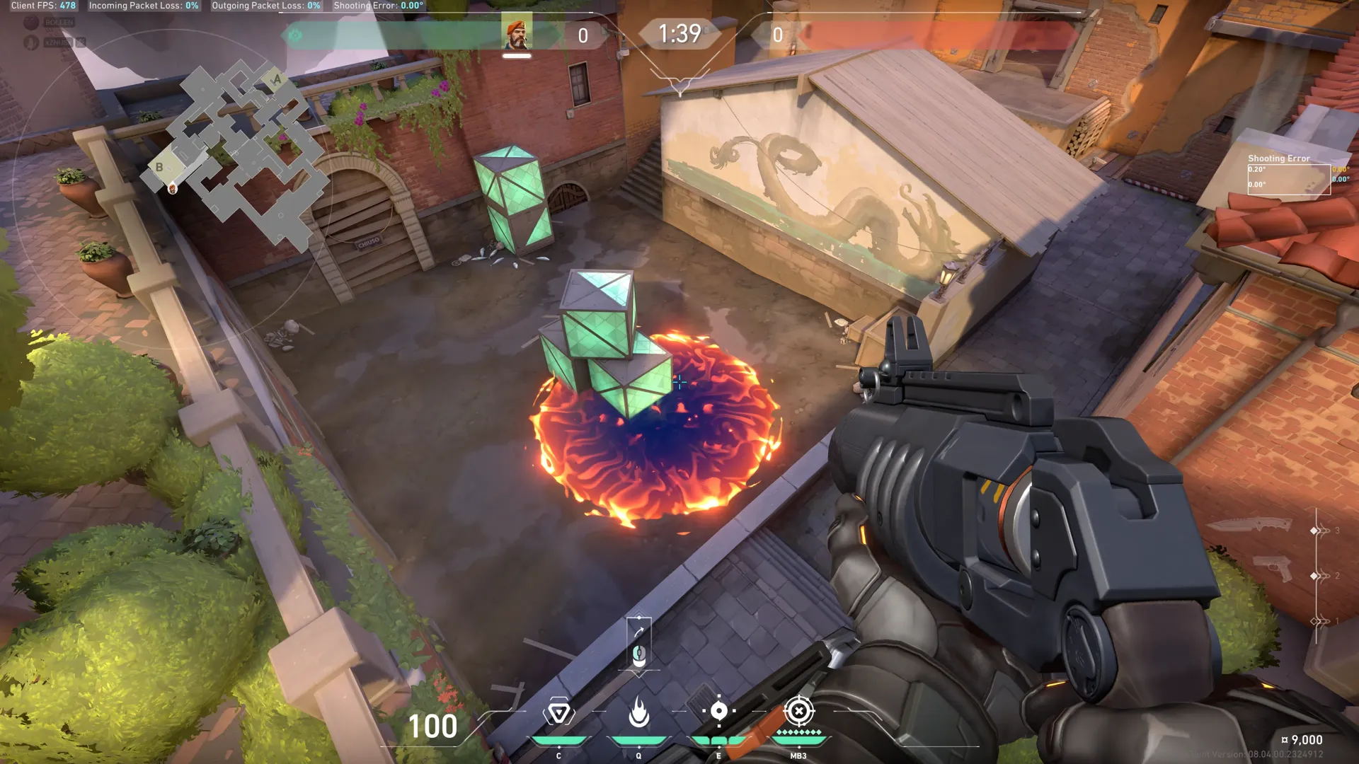 Brimstone Incendiary on Ascent Attack Site B — step 3 of 3: Result