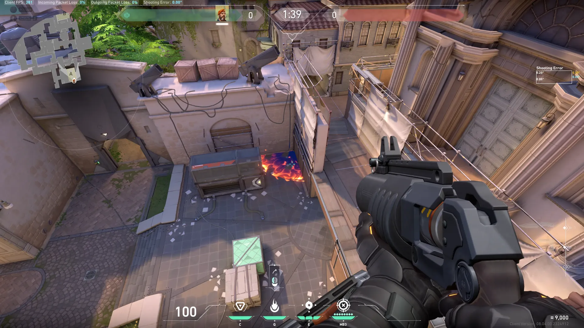 Brimstone Incendiary on Ascent Attack Site A — step 3 of 3: Result
