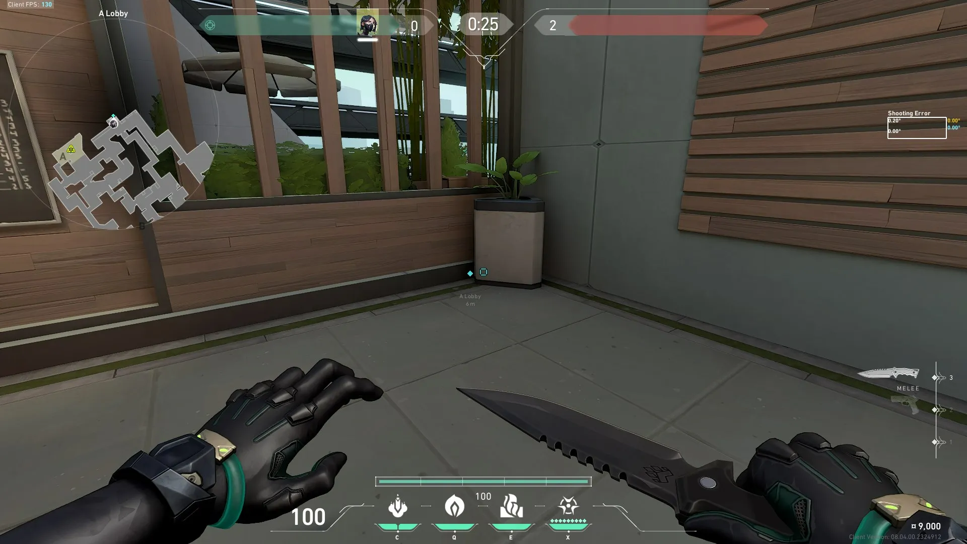 Viper Snake Bite on Split Attack Site A — step 1 of 3: Position — where to stand