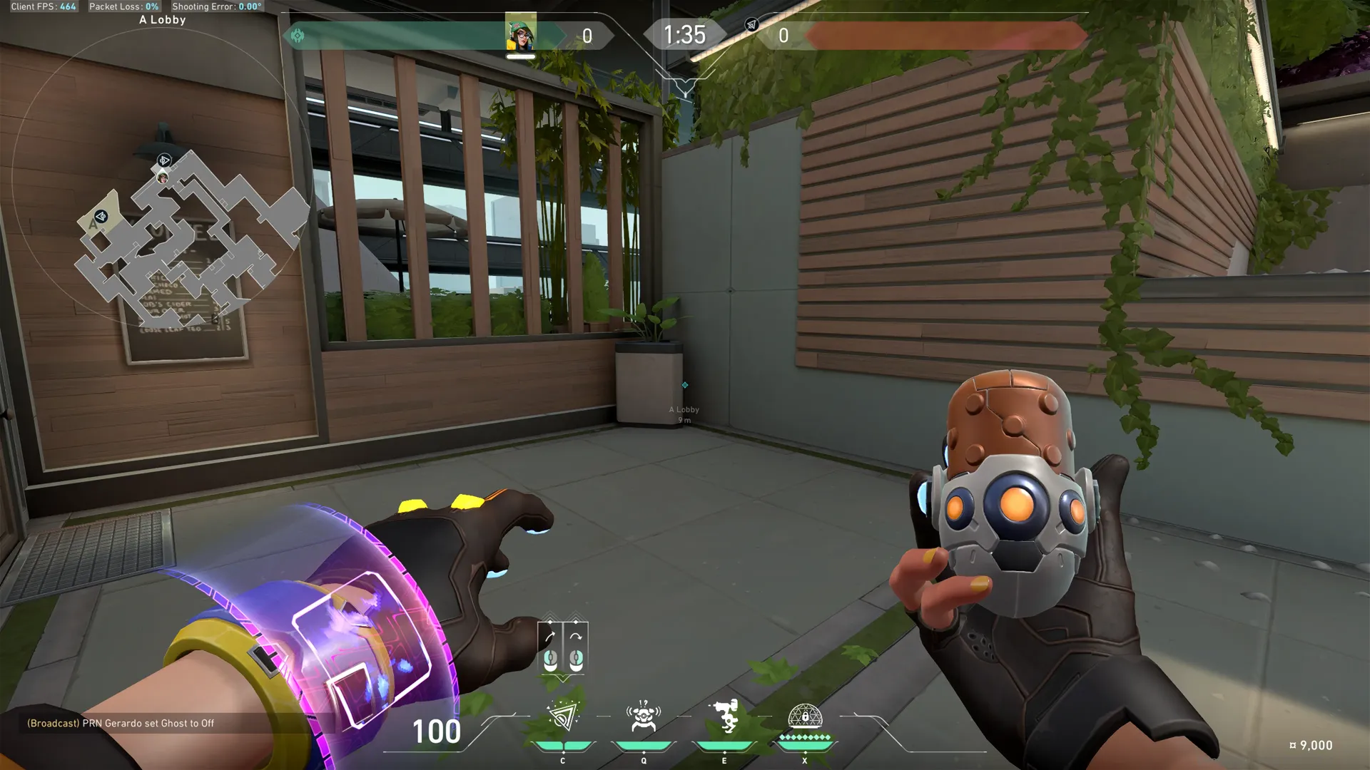 Killjoy Nanoswarm on Split Attack Site A — step 1 of 3: Position — where to stand