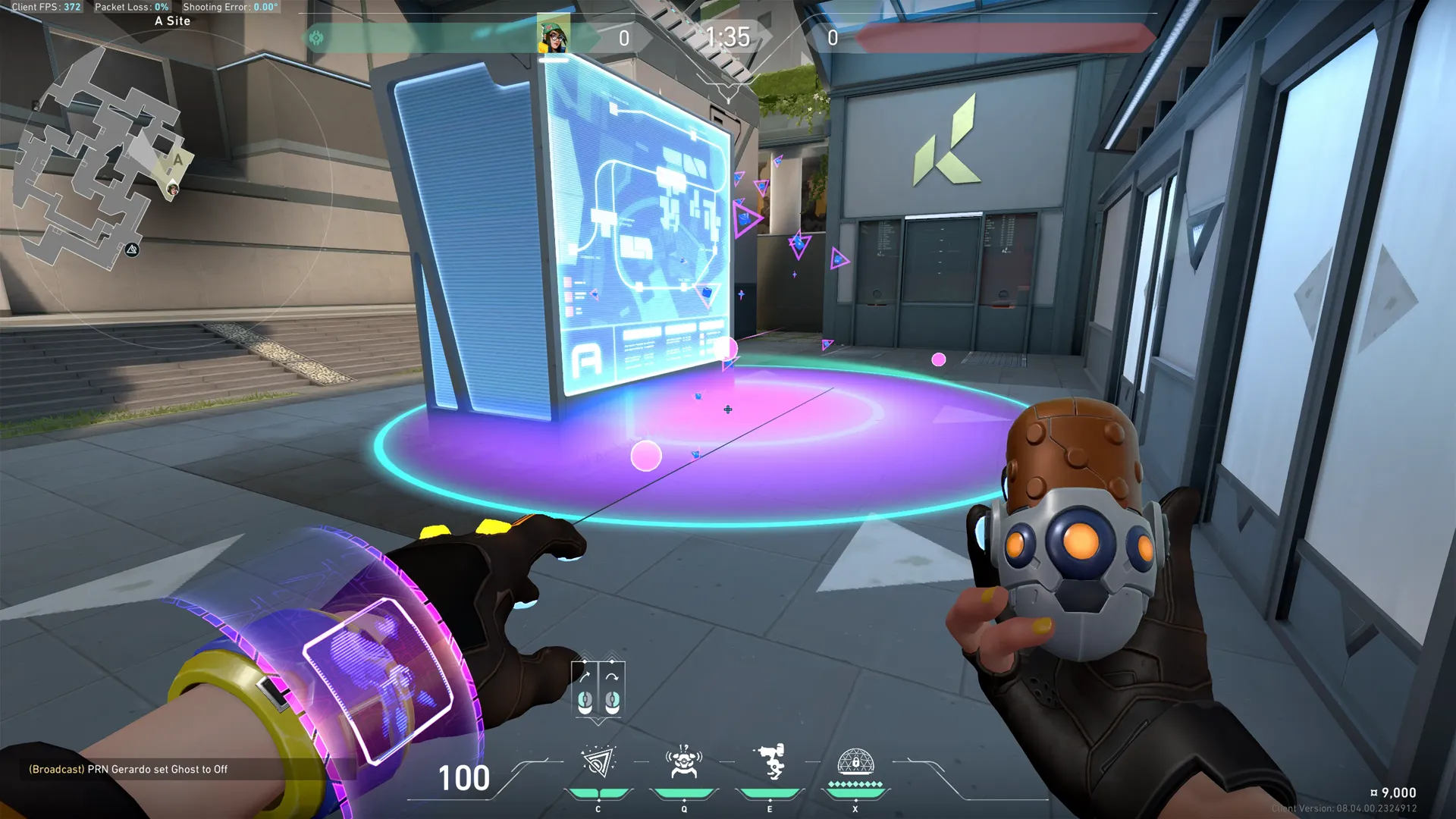 Killjoy Nanoswarm on Split Attack Site A — step 3 of 3: Result