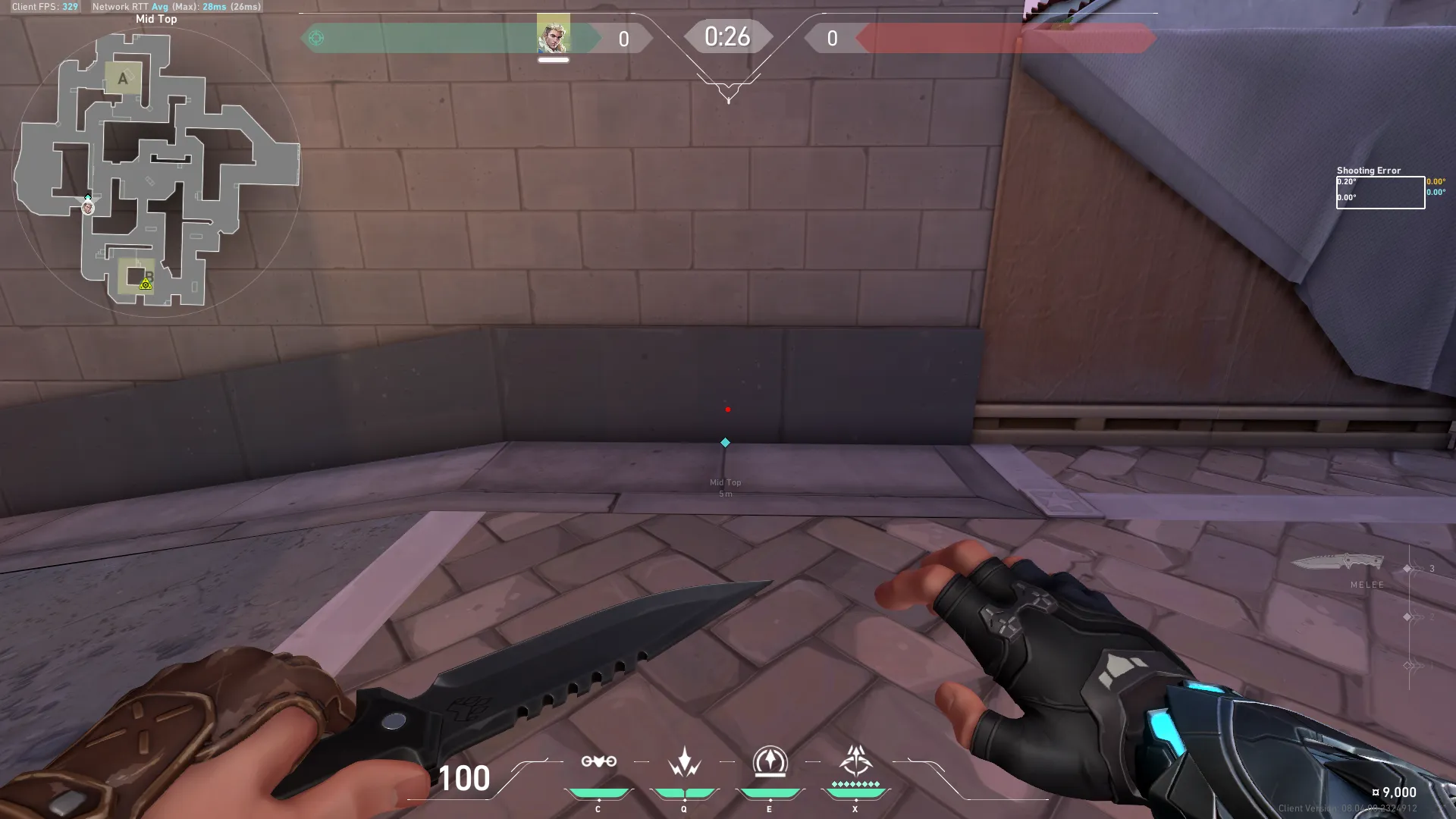 Double Shock Anti B Entry While Rotating — Sova lineup on Sunset