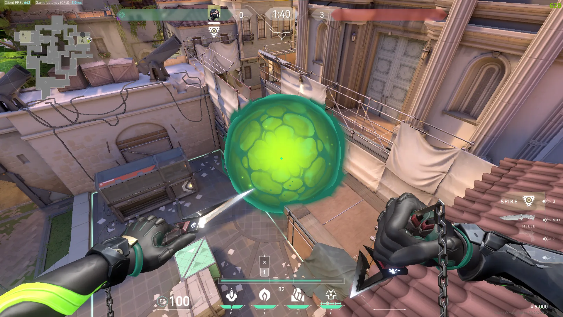 Viper Poison Cloud on Ascent Attack Site A — step 3 of 4: Aim — line up the shot