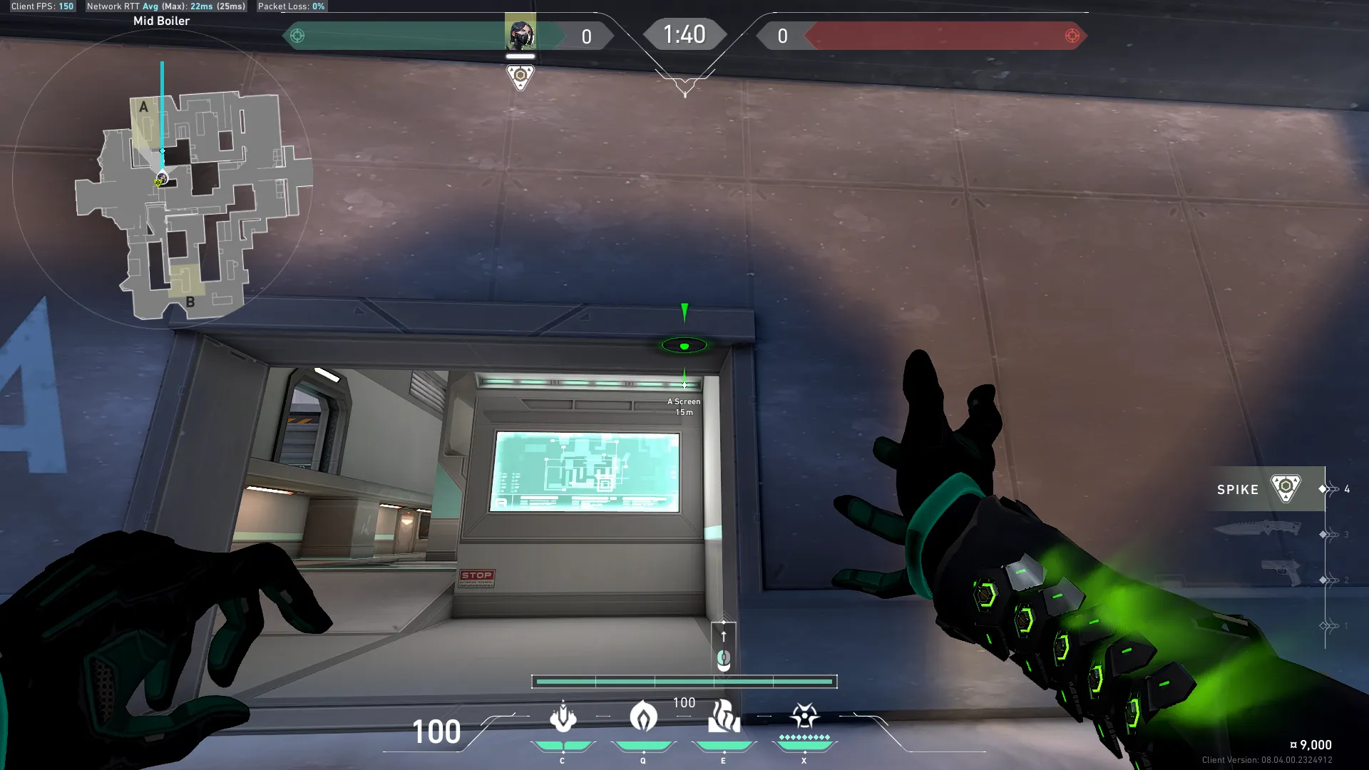 Viper Toxic Screen on Icebox Defense Site A — step 2 of 3: Aim — line up the shot