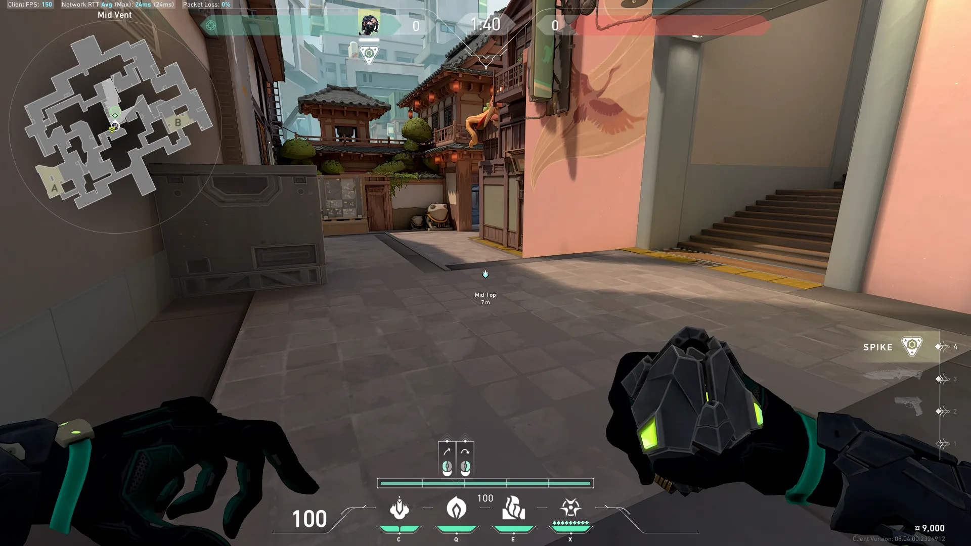 Viper Poison Cloud on Split Defense Mid — step 2 of 3: Aim — line up the shot