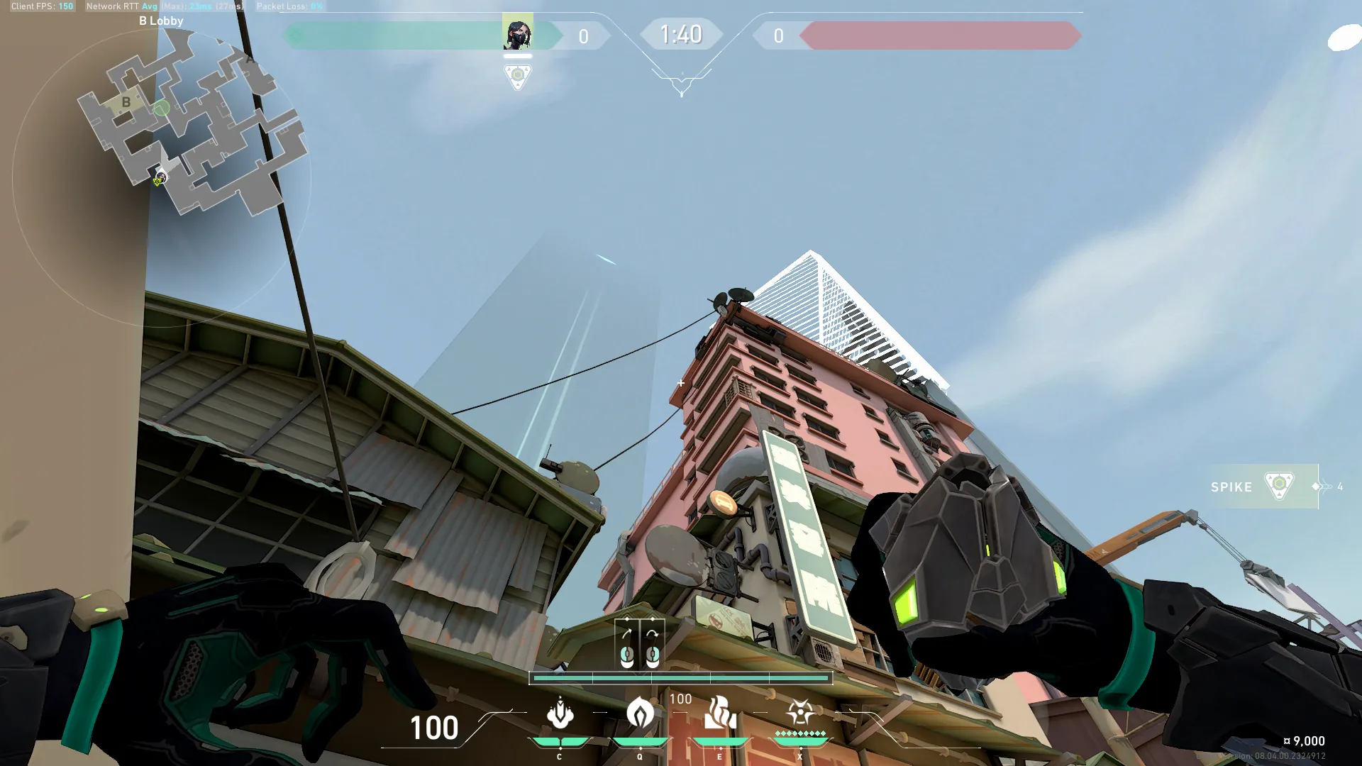 Viper Poison Cloud on Split Attack Site B — step 2 of 3: Aim — line up the shot