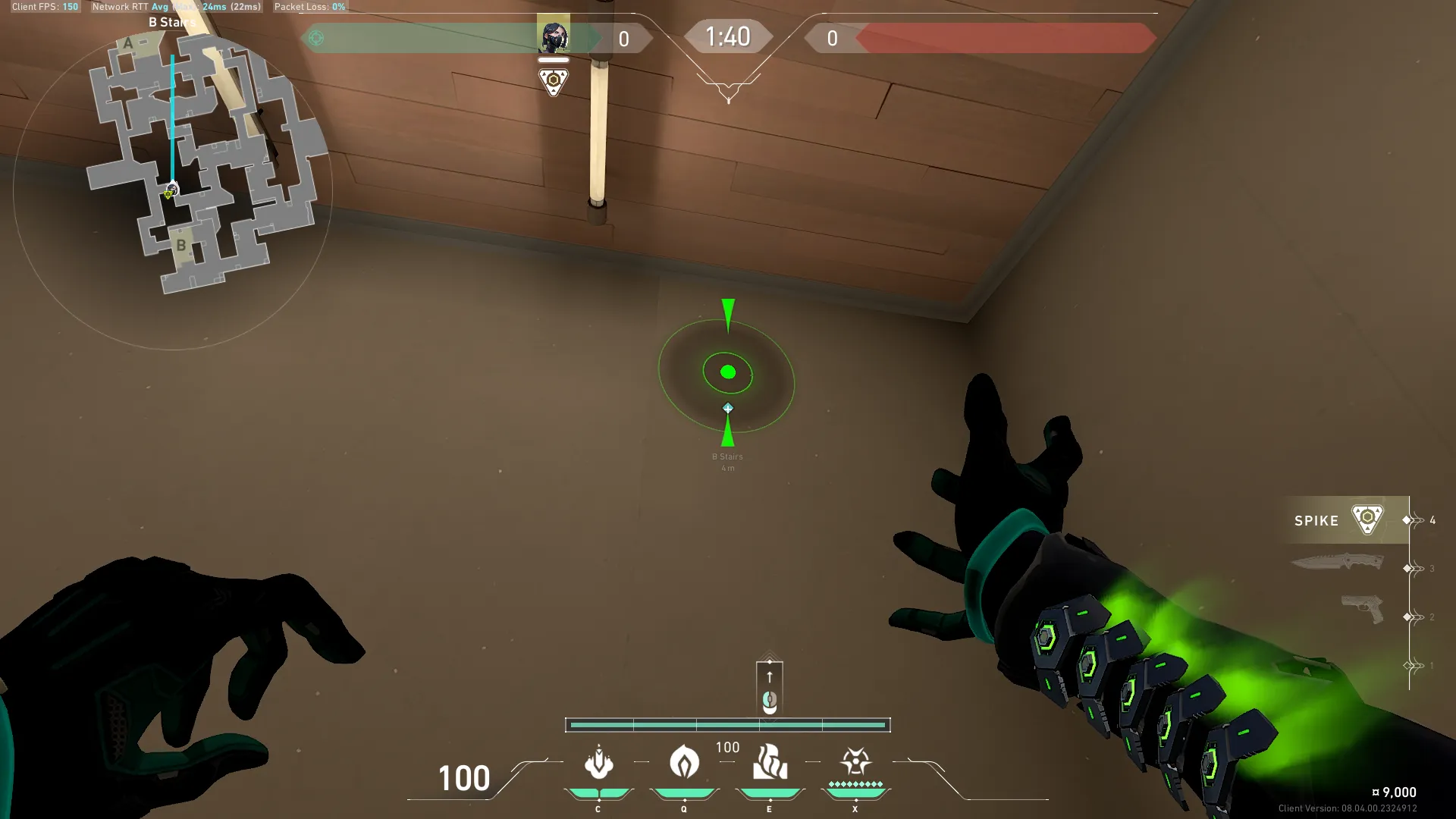 Viper Toxic Screen on Split Defense Site A — step 2 of 3: Aim — line up the shot