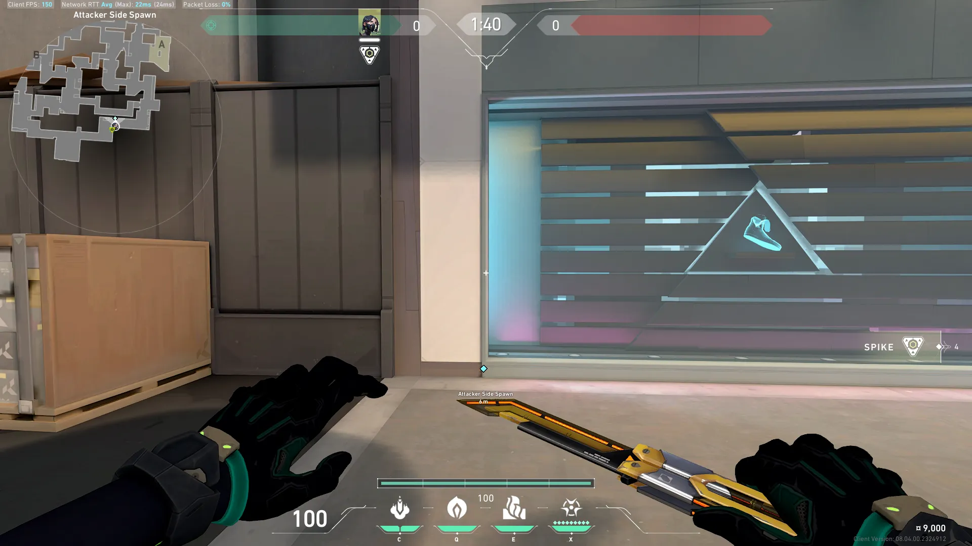 Viper Toxic Screen on Split Attack Site A — step 1 of 3: Position — where to stand