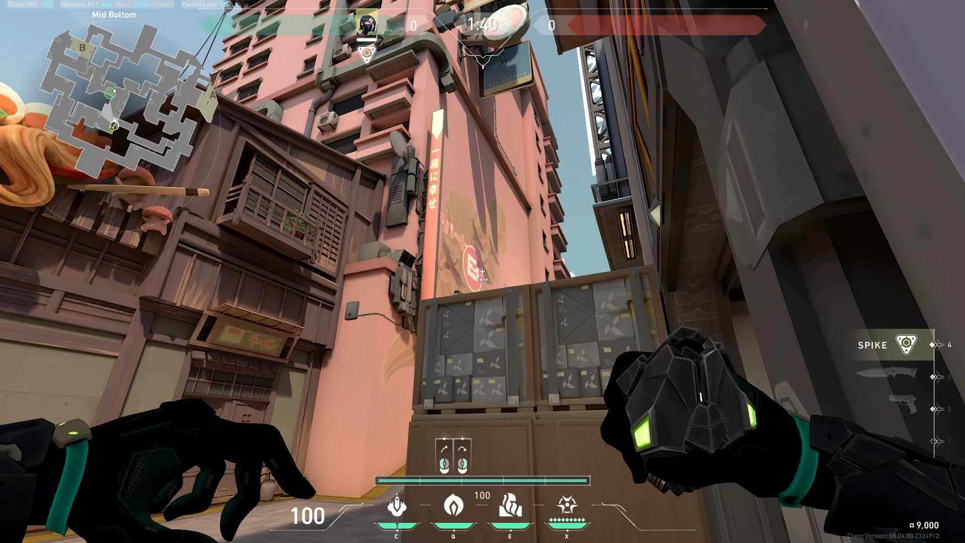 Viper Poison Cloud on Split Attack Mid — step 2 of 3: Aim — line up the shot