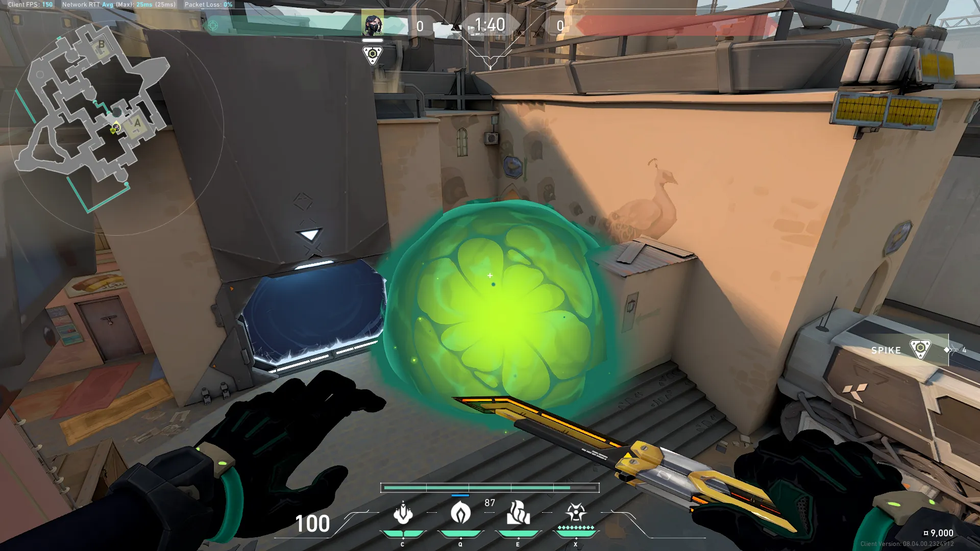 Viper Poison Cloud on Bind Attack Site A — step 3 of 3: Result