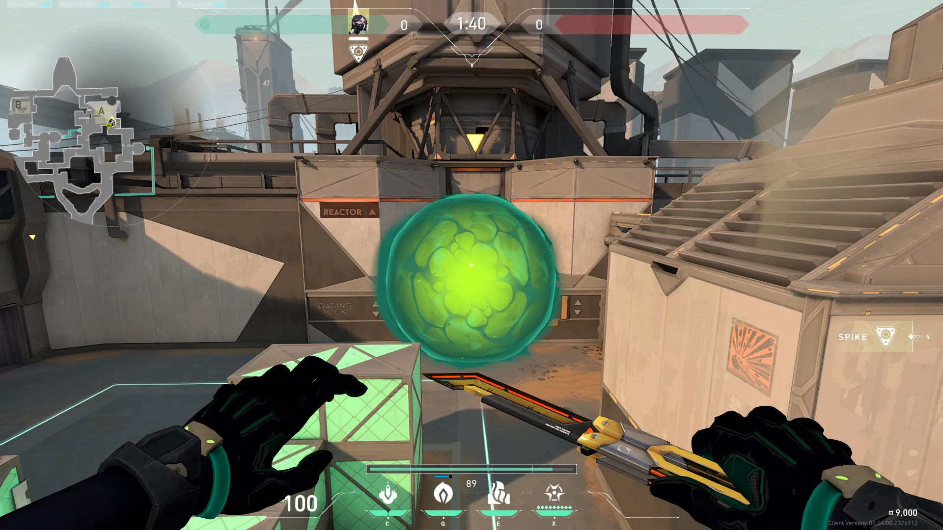 Viper Poison Cloud on Bind Attack Site A — step 3 of 3: Result