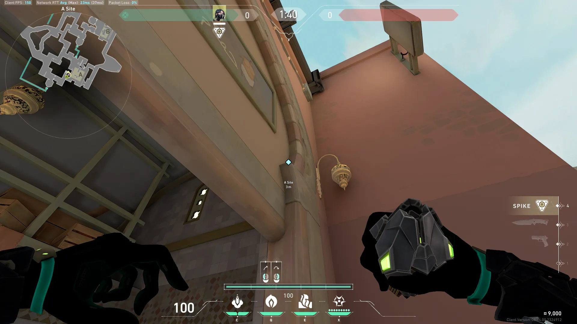 Viper Poison Cloud on Bind Defense Site A — step 2 of 3: Aim — line up the shot