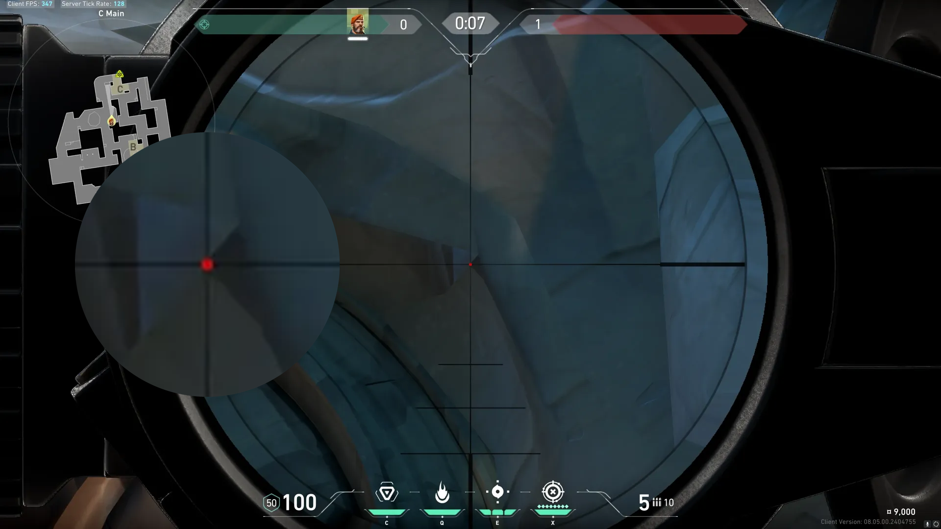 Brimstone Incendiary on Lotus Attack Site C — step 2 of 4: Aim — line up the shot