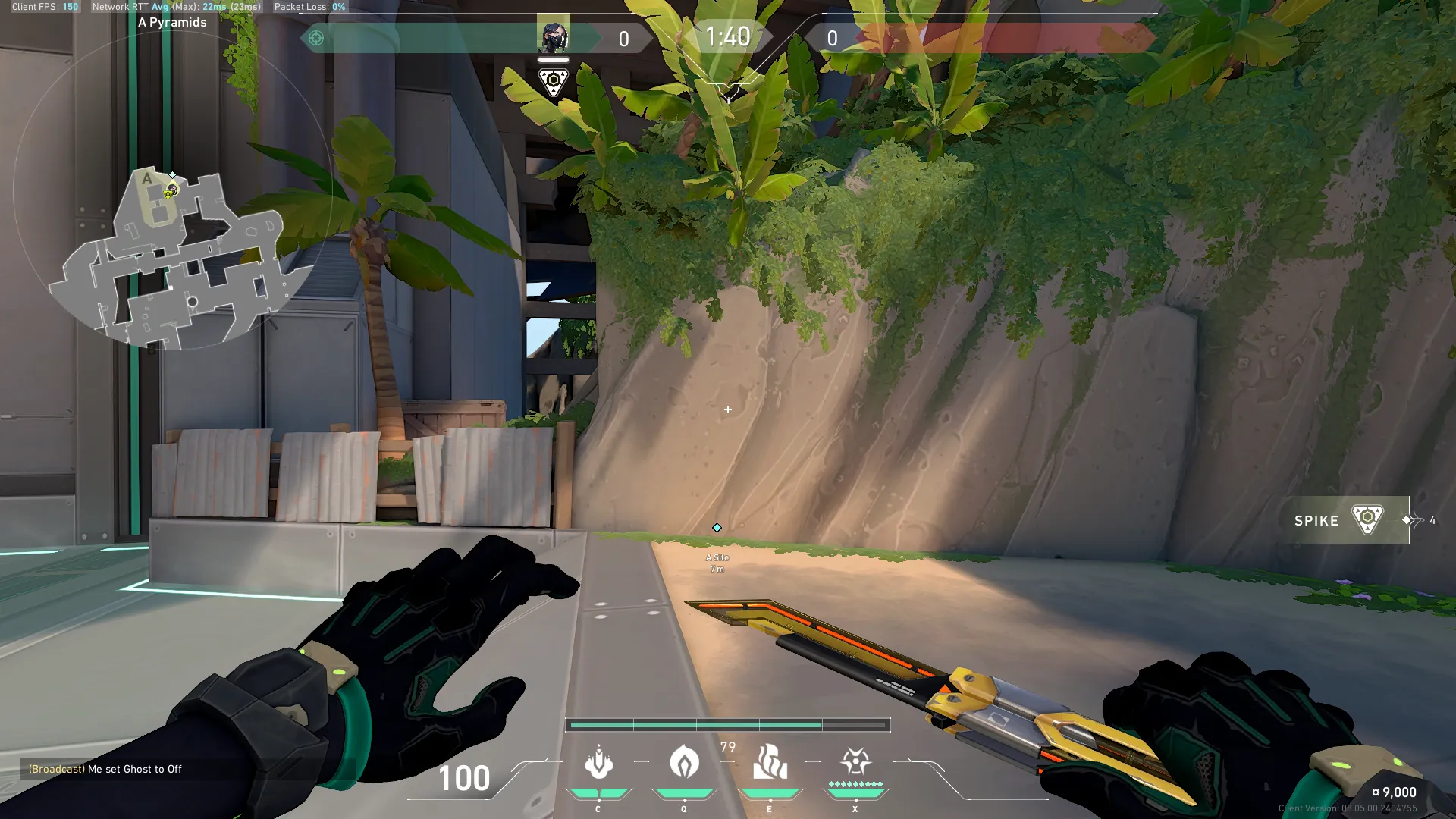 Viper Toxic Screen on Breeze Defense Mid — step 1 of 3: Position — where to stand