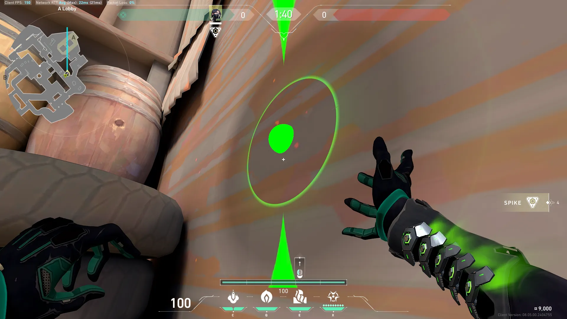 Viper Toxic Screen on Breeze Attack Site A — step 2 of 3: Aim — line up the shot