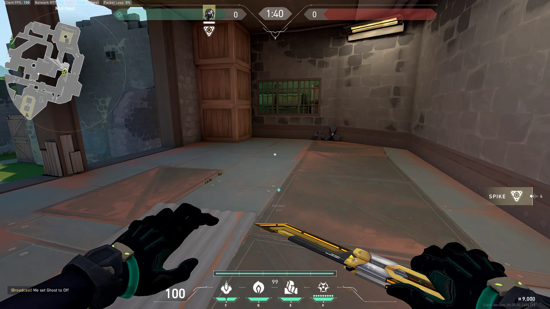 Viper Poison Cloud on Breeze Defense Mid — step 1 of 3: Position — where to stand