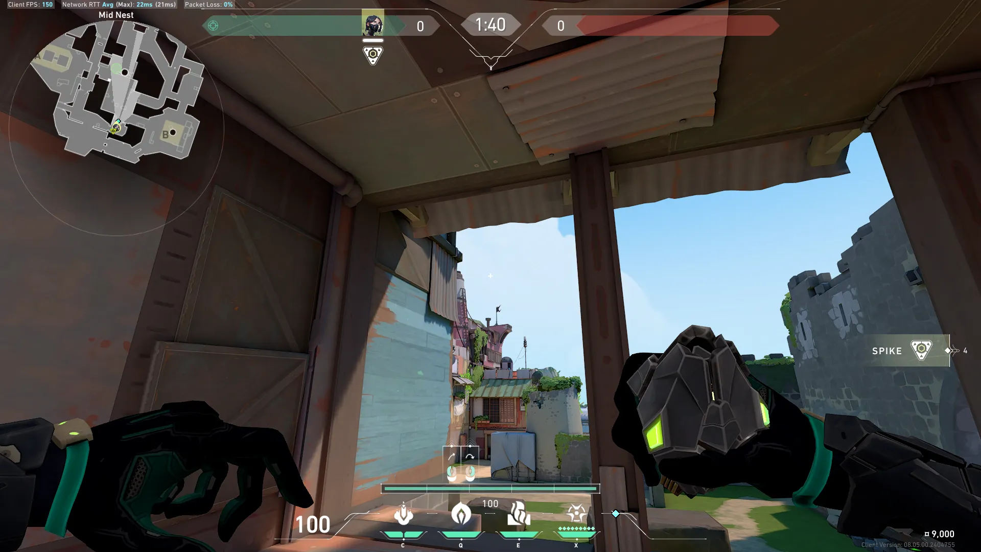 Viper Poison Cloud on Breeze Defense Mid — step 2 of 3: Aim — line up the shot
