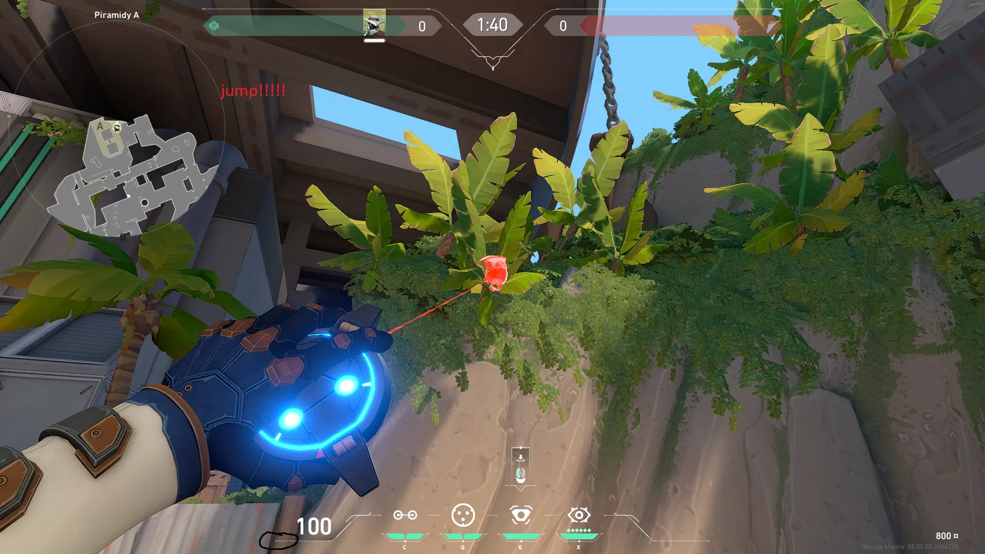Cypher Spycam on Breeze Defense Site A — step 2 of 3: Aim — line up the shot