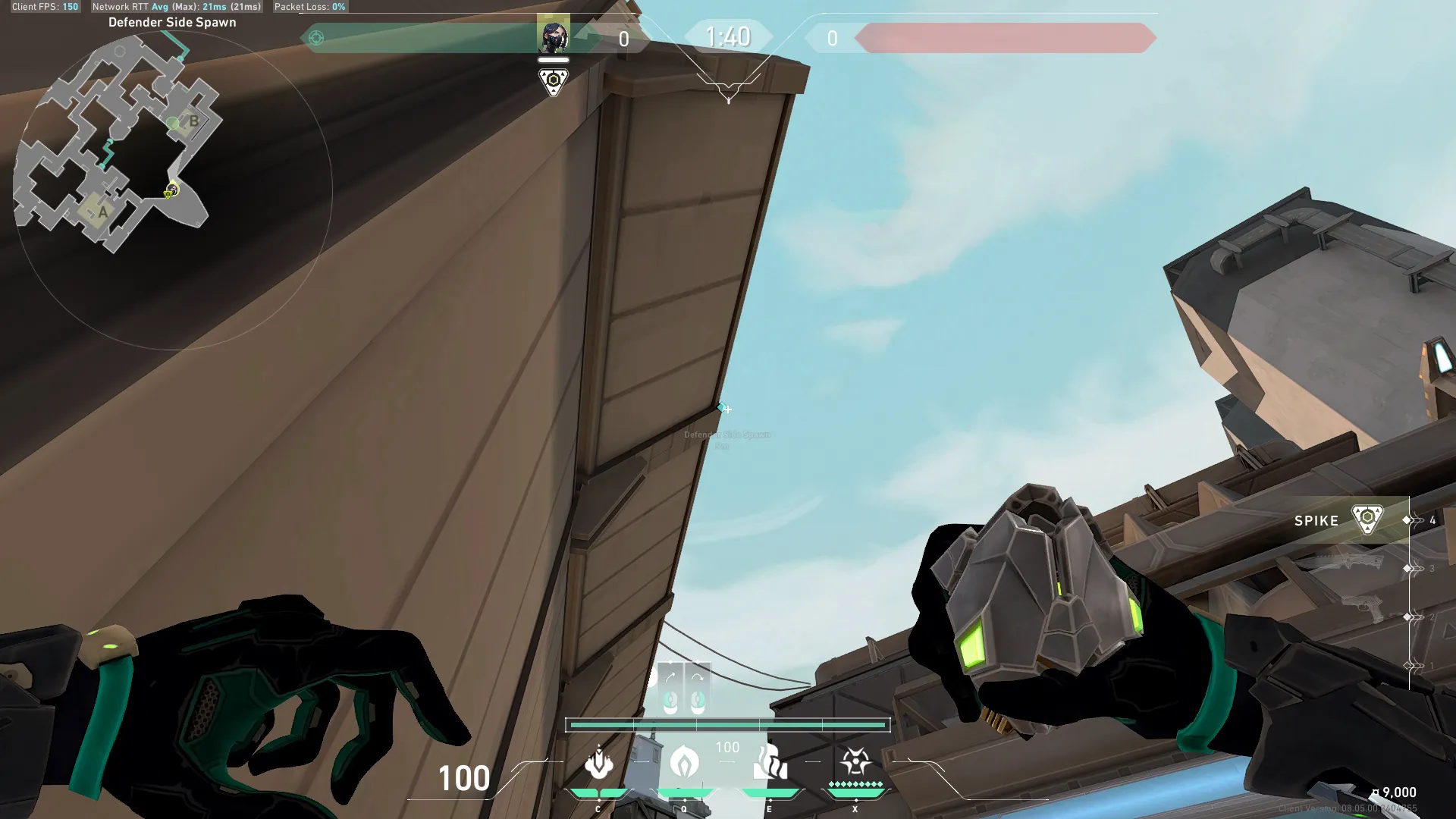 Viper Poison Cloud on Bind Defense Site B — step 2 of 3: Aim — line up the shot