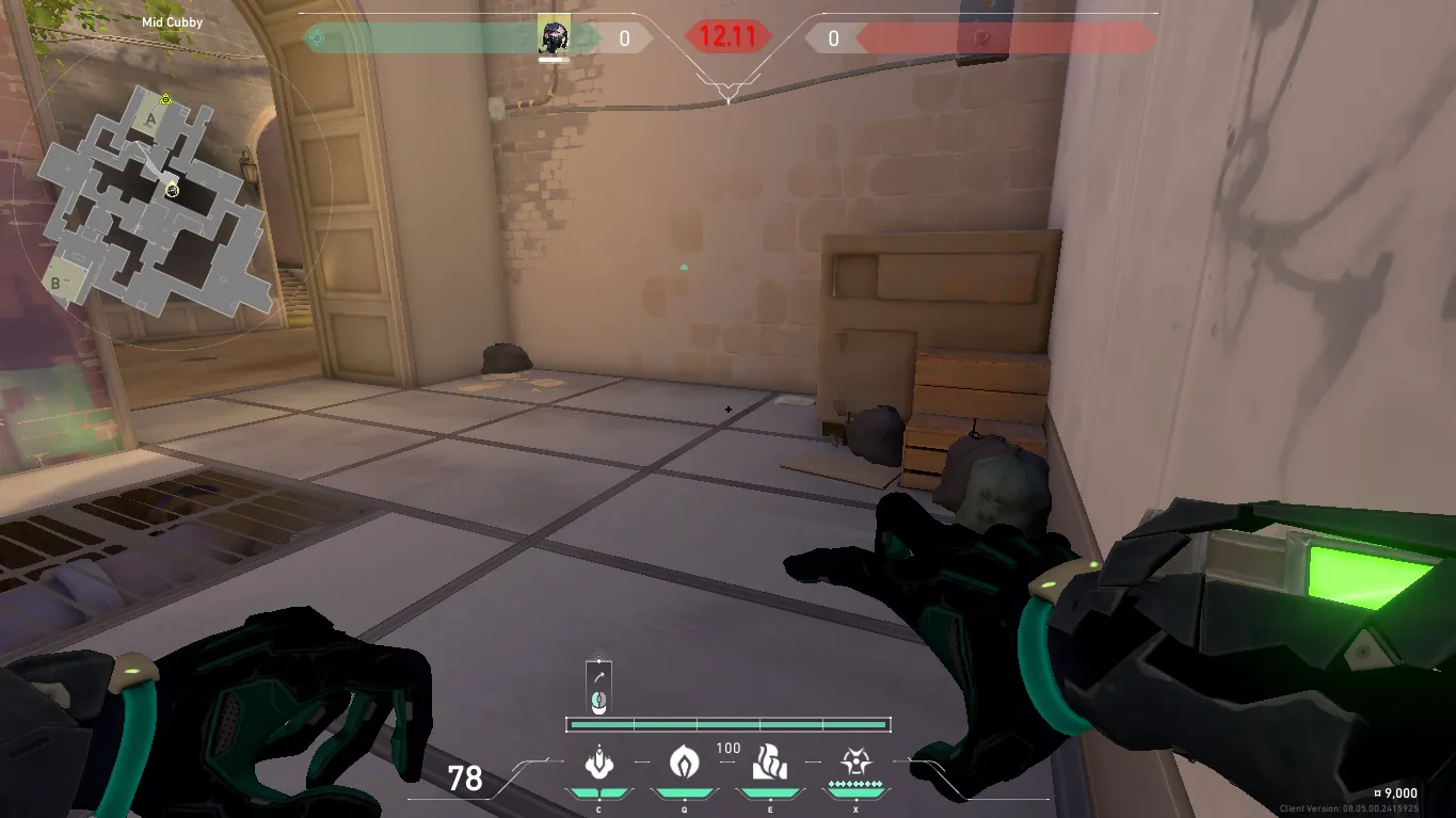 Viper Snake Bite on Ascent Defense Site A — step 2 of 5: Aim — line up the shot