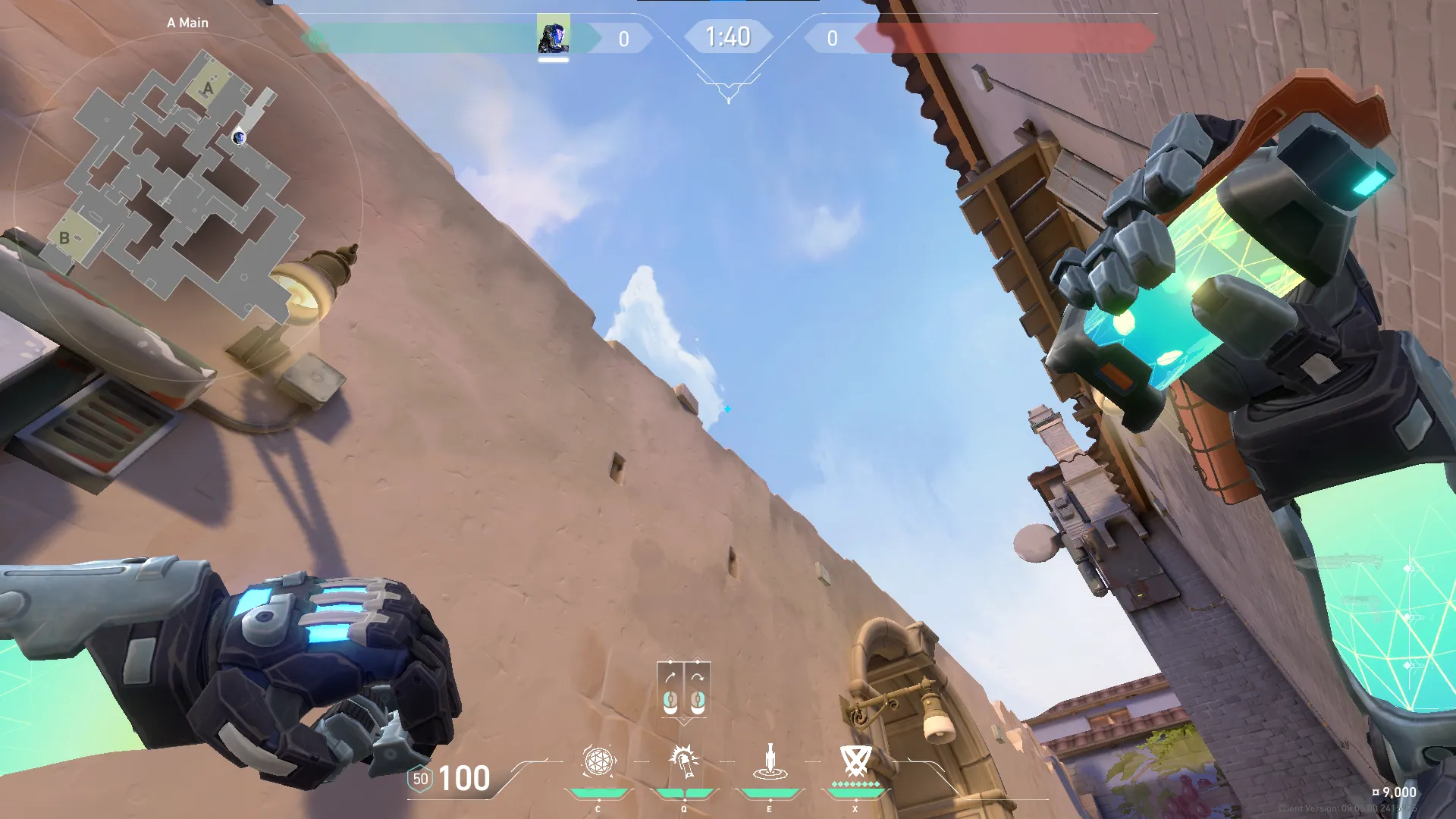 KAY/O Flash_Drive on Ascent Attack Site A — step 2 of 3: Aim — line up the shot