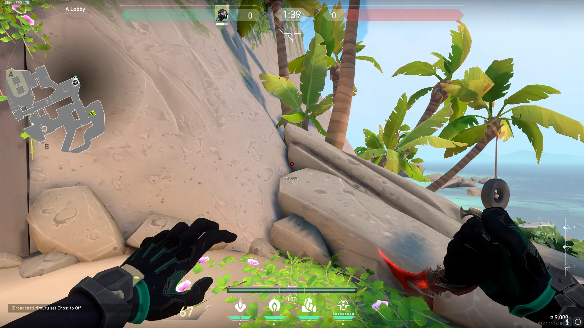 Viper Snake Bite on Breeze Attack Site A — step 1 of 3: Position — where to stand
