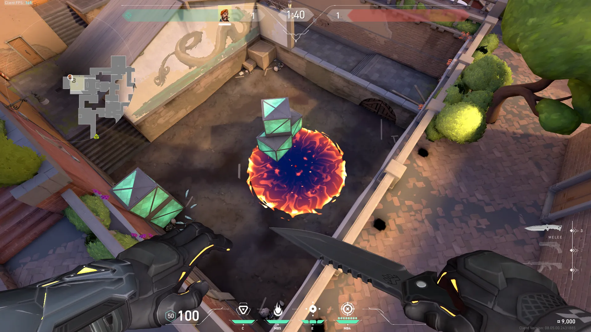 Brimstone Incendiary on Ascent Attack Site B — step 3 of 3: Result