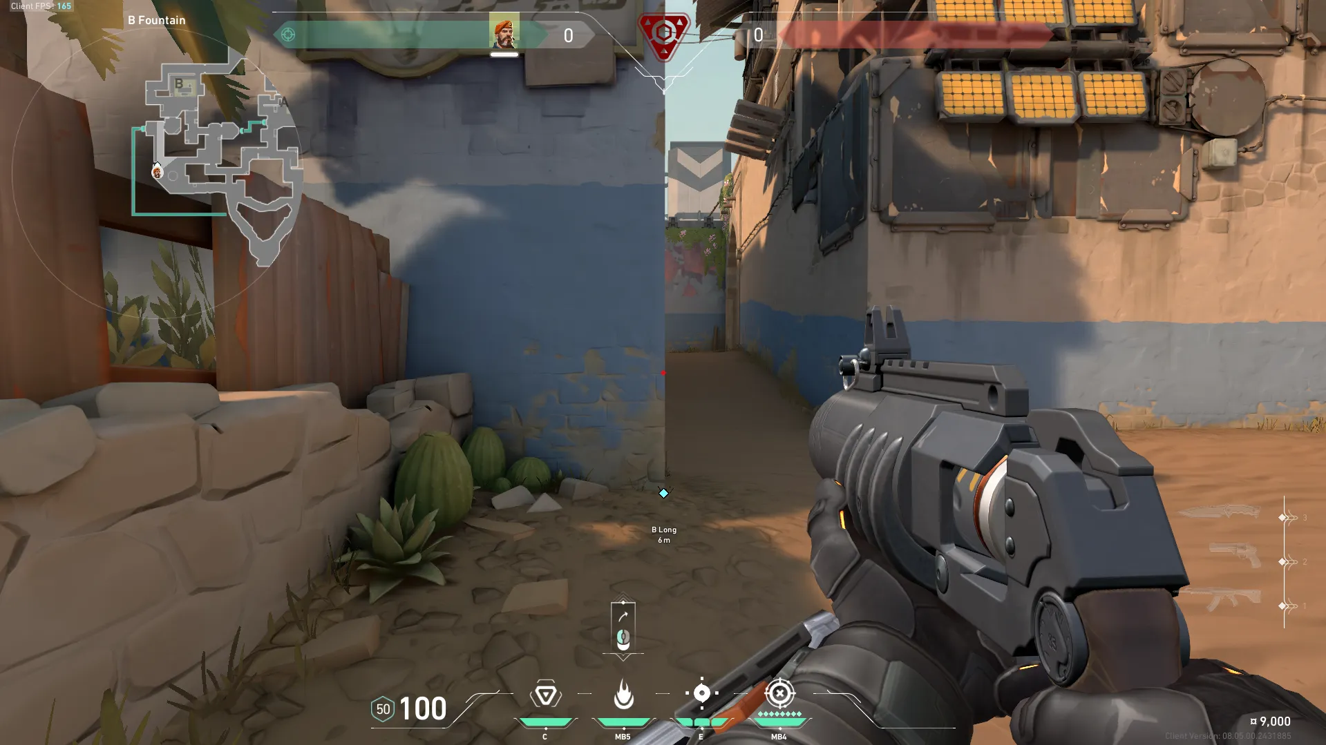 Brimstone Incendiary on Bind Attack Site B — step 1 of 4: Position — where to stand